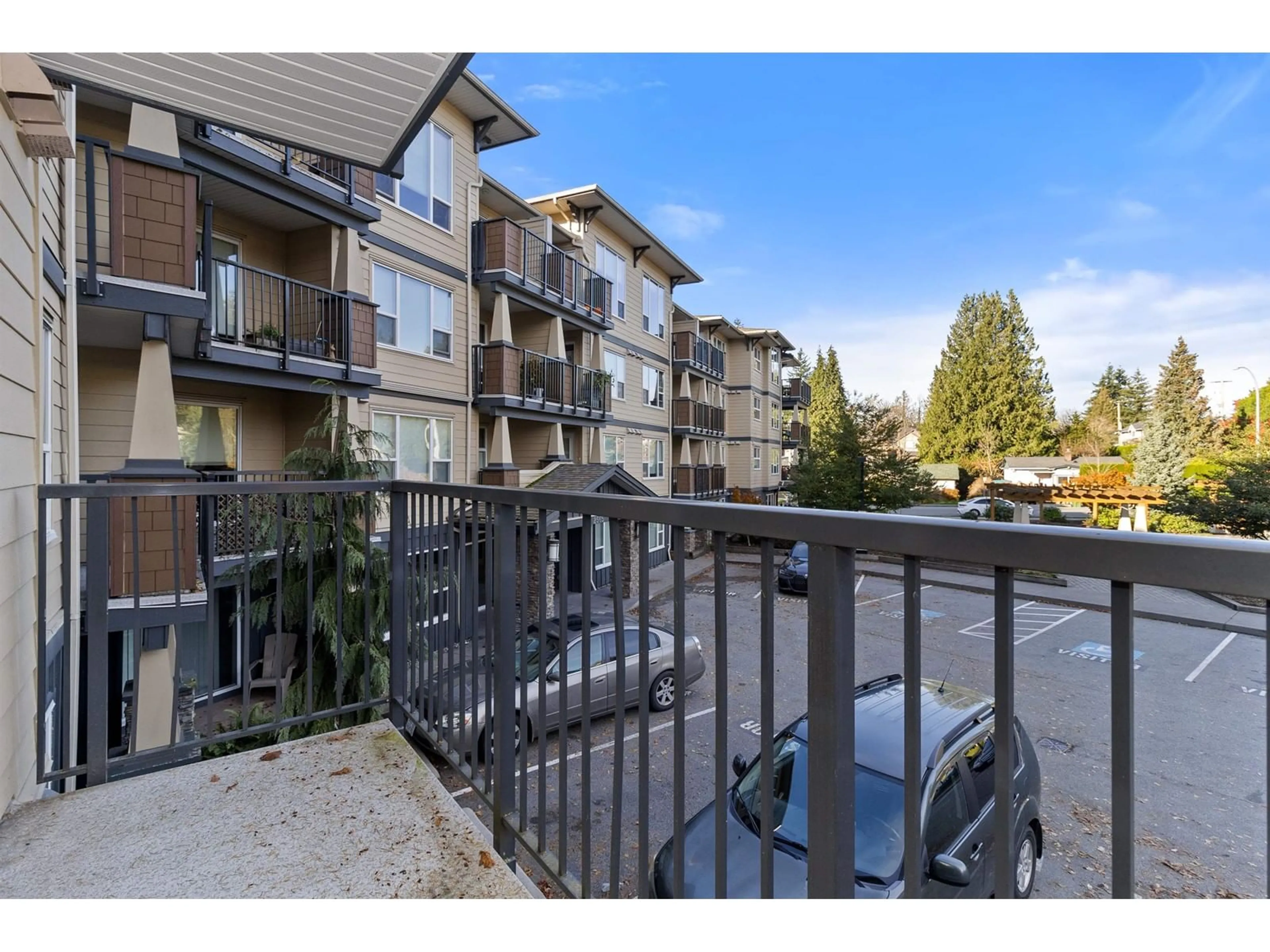 A pic from exterior of the house or condo, the fenced backyard for 222 2565 CAMPBELL AVENUE, Abbotsford British Columbia V2S0E3