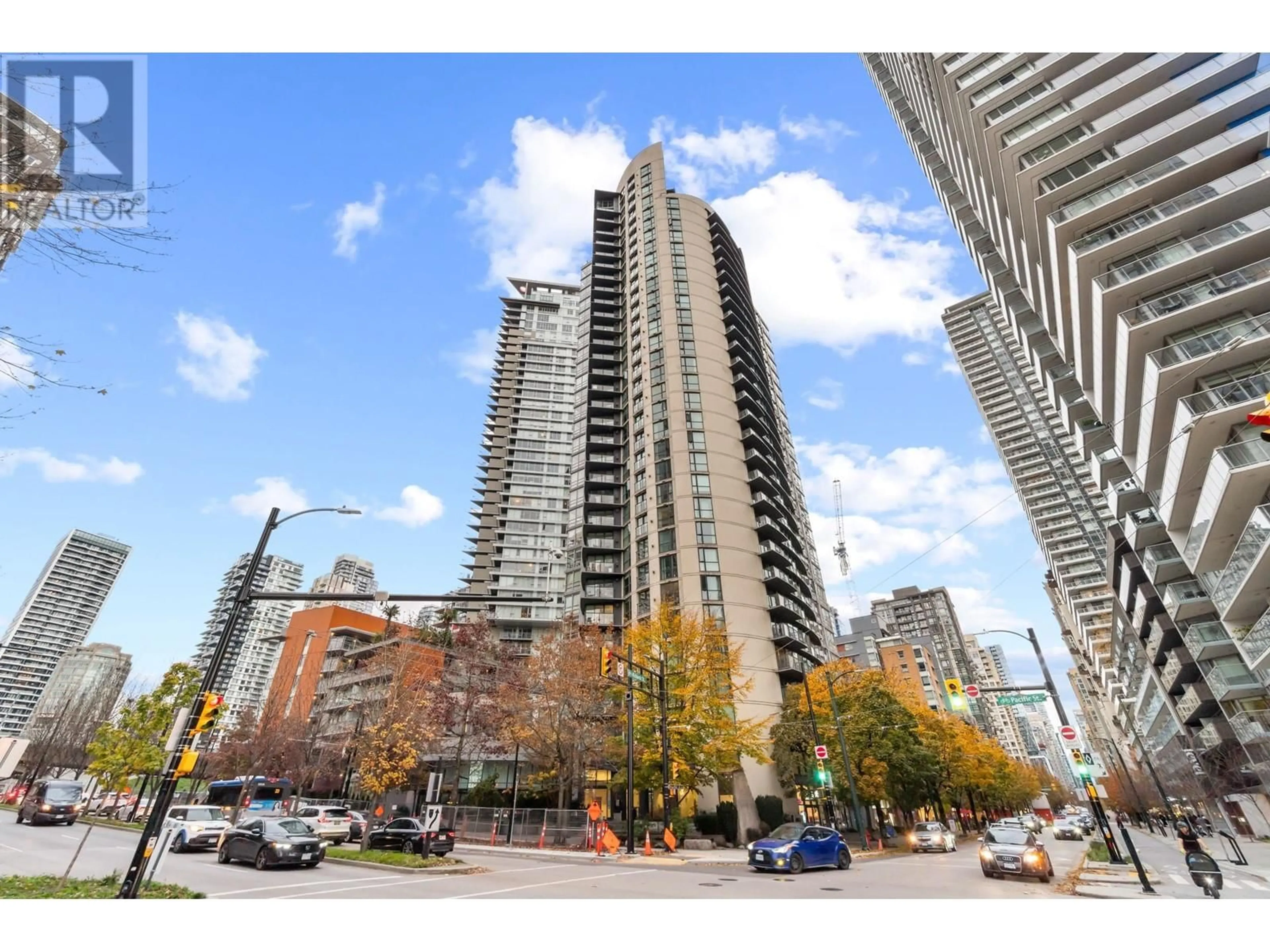 A pic from exterior of the house or condo, the street view for 2709 501 PACIFIC STREET, Vancouver British Columbia V6Z2X6