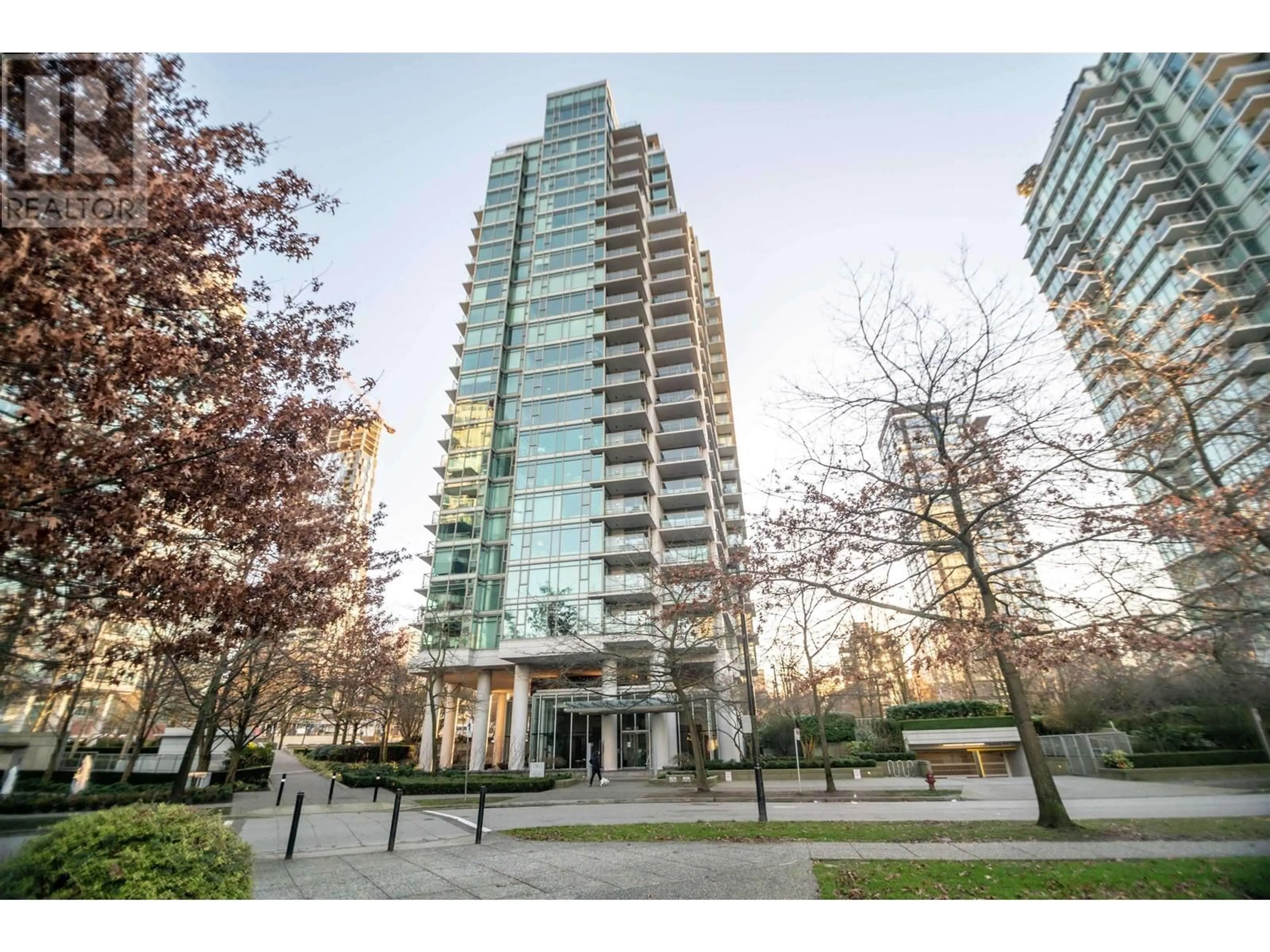 A pic from exterior of the house or condo, the street view for 804 1680 BAYSHORE DRIVE, Vancouver British Columbia V6G3H6