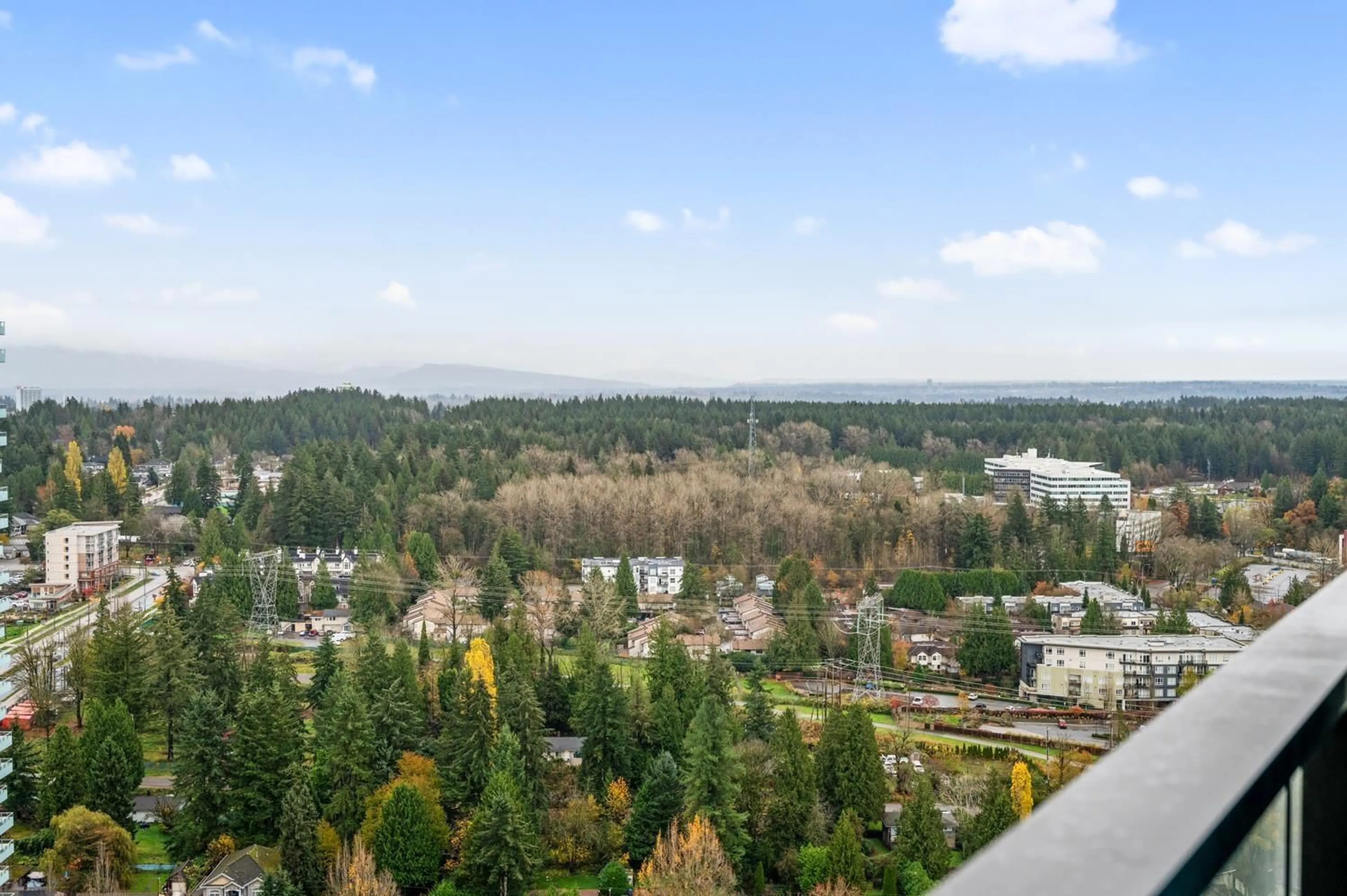 Patio, forest/trees view for 3506 - 9887 WHALLEY, Surrey British Columbia V3T0P4