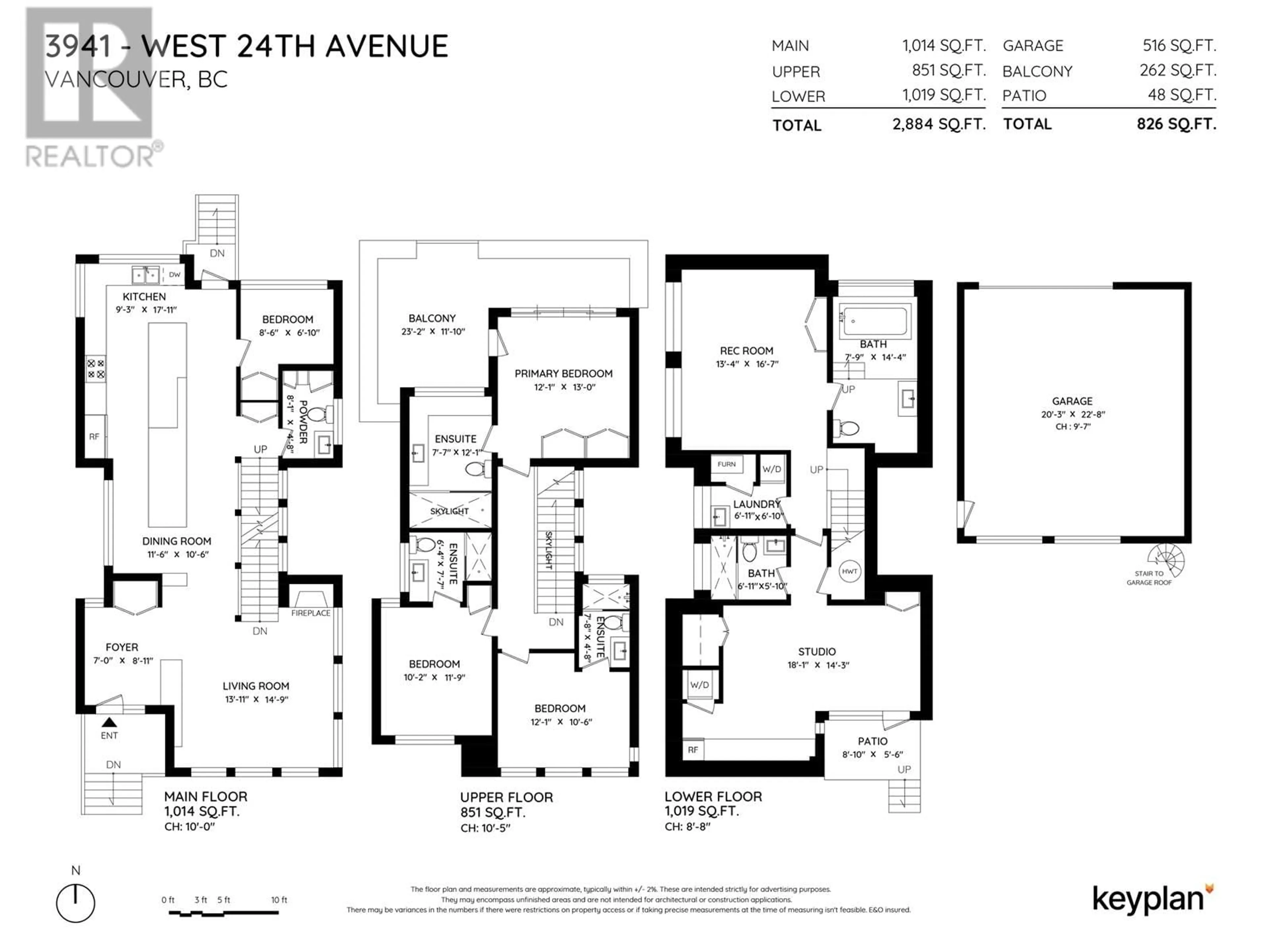 Floor plan for 3941 24TH AVENUE, Vancouver British Columbia V6S1M1