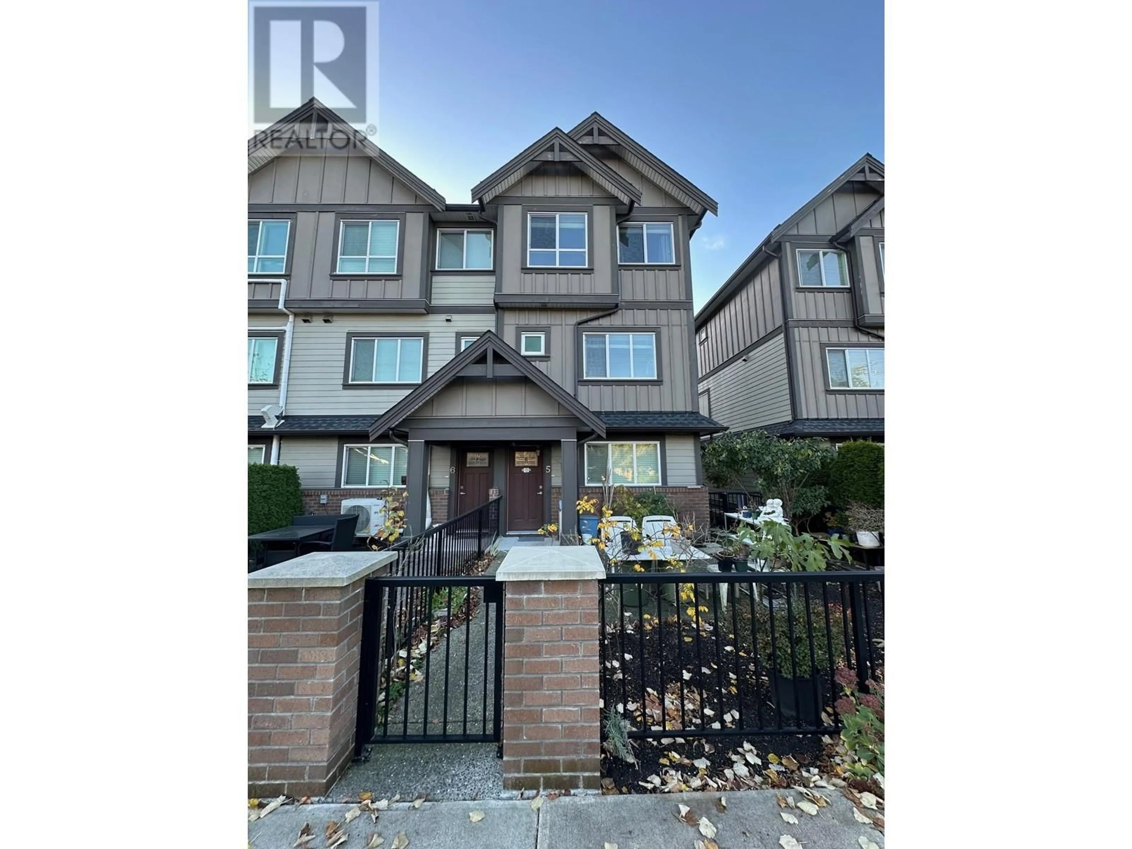 A pic from exterior of the house or condo, the street view for 5 9840 ALBERTA ROAD, Richmond British Columbia V6Y1T6