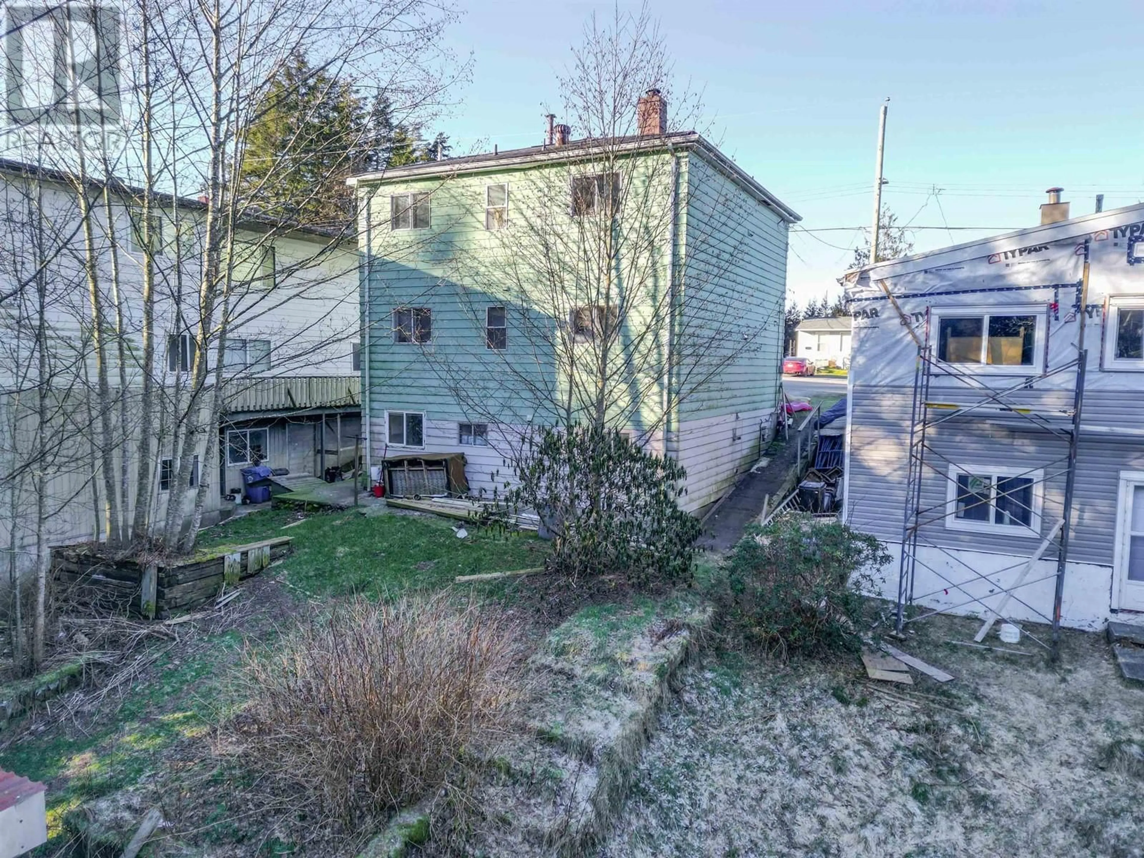 A pic from exterior of the house or condo, the fenced backyard for 1741 1743 W 2ND AVENUE, Prince Rupert British Columbia V8J1J5