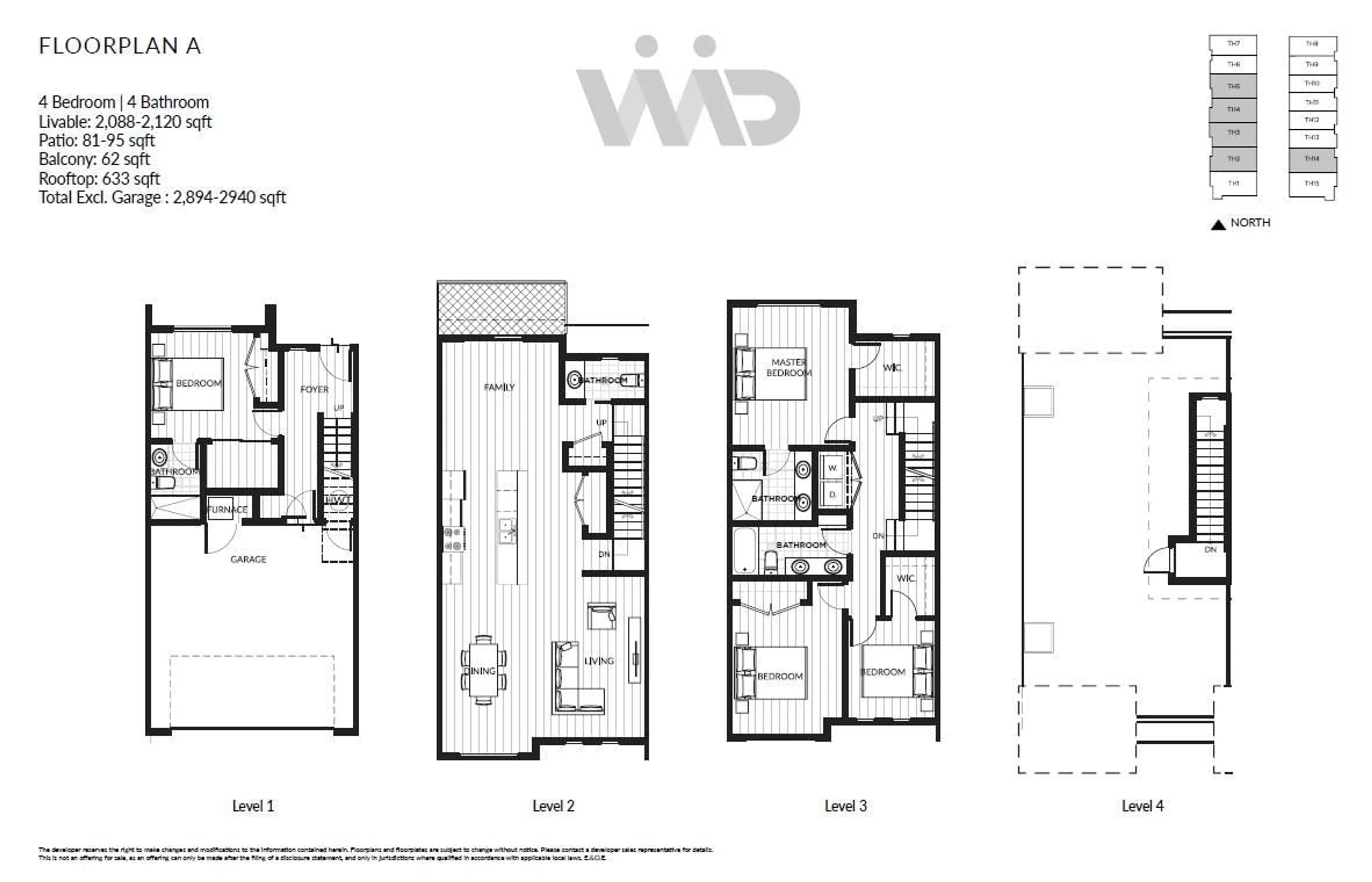 Floor plan for 5 19667 55A AVENUE, Langley British Columbia V3A0R8