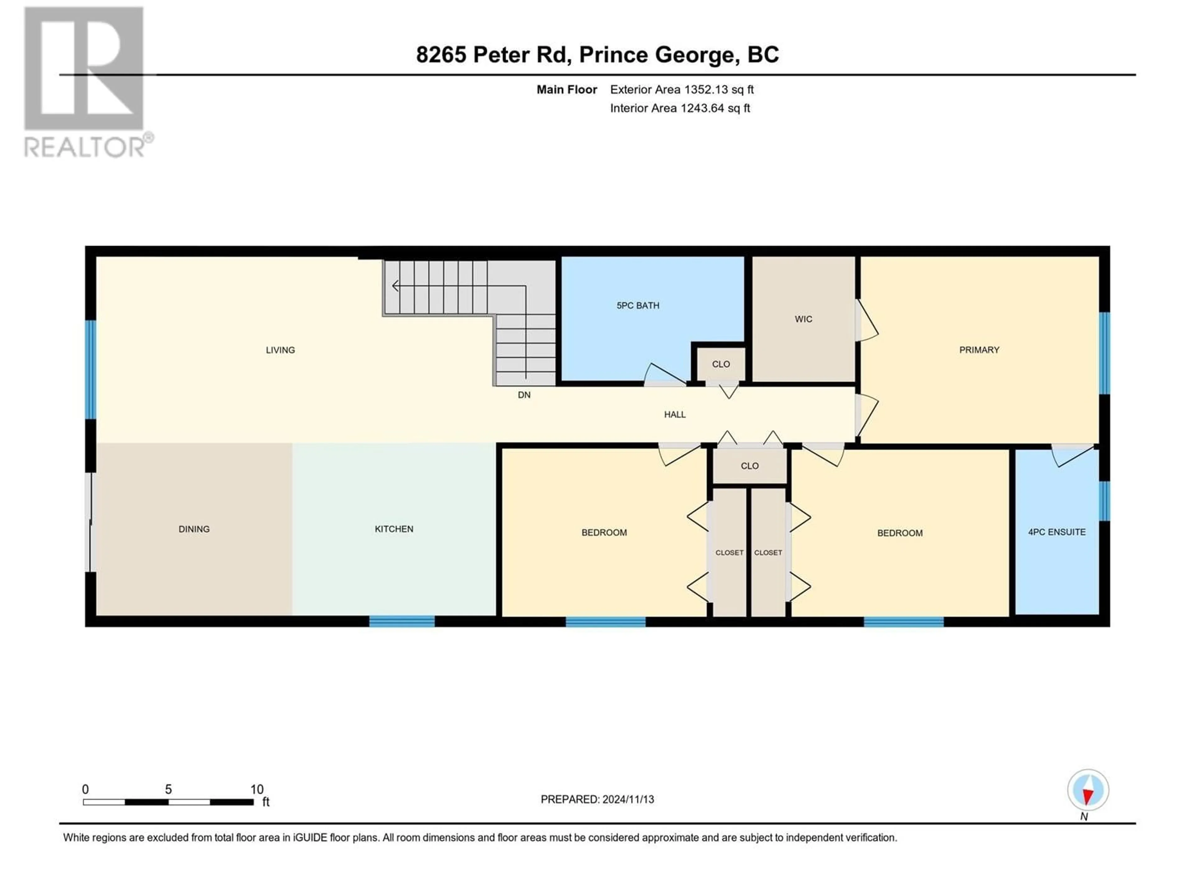 Floor plan for 8265 PETER ROAD, Prince George British Columbia V2K2W2