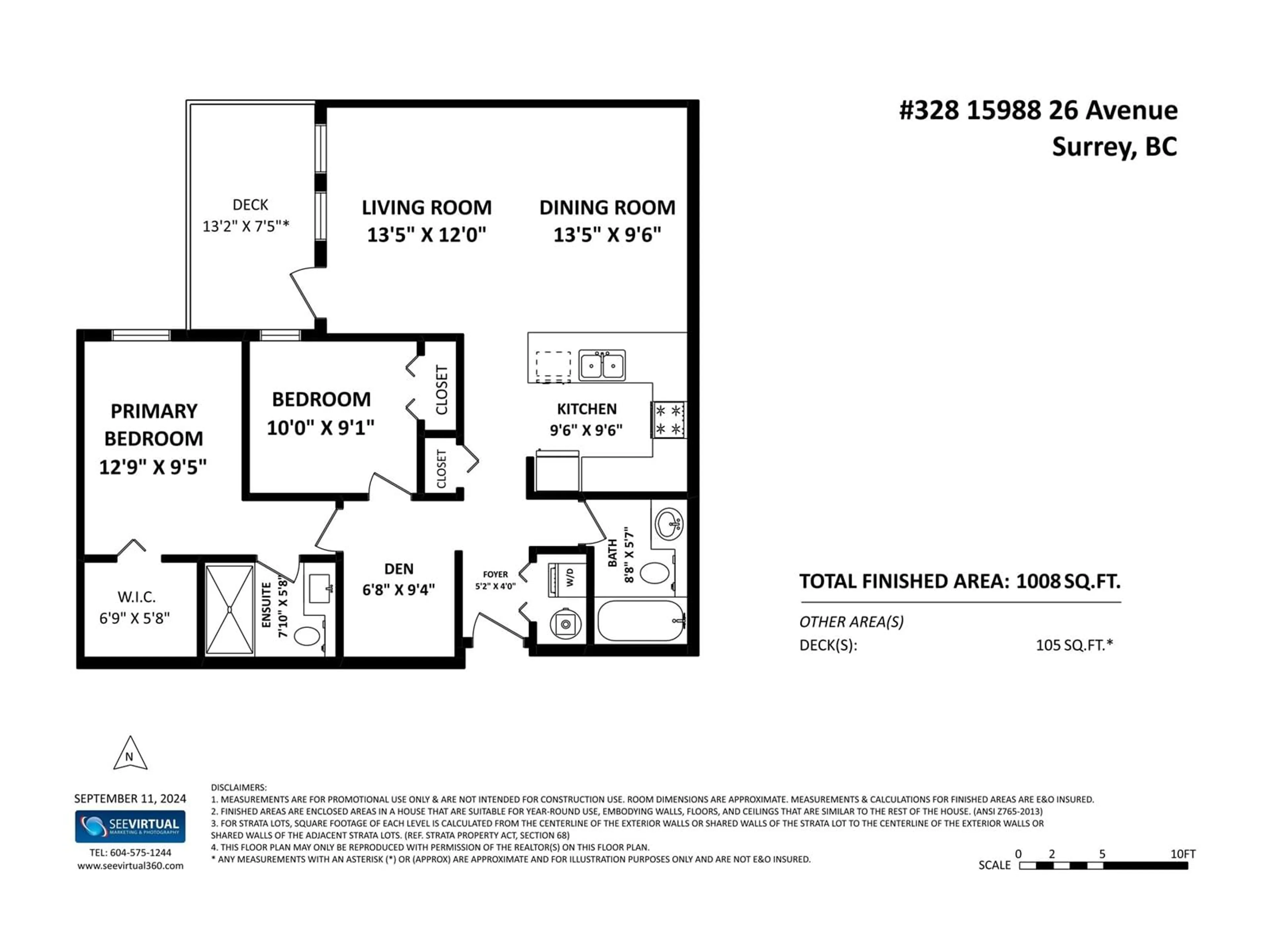 Floor plan for 328 15988 26 AVENUE, Surrey British Columbia V3Z5K3