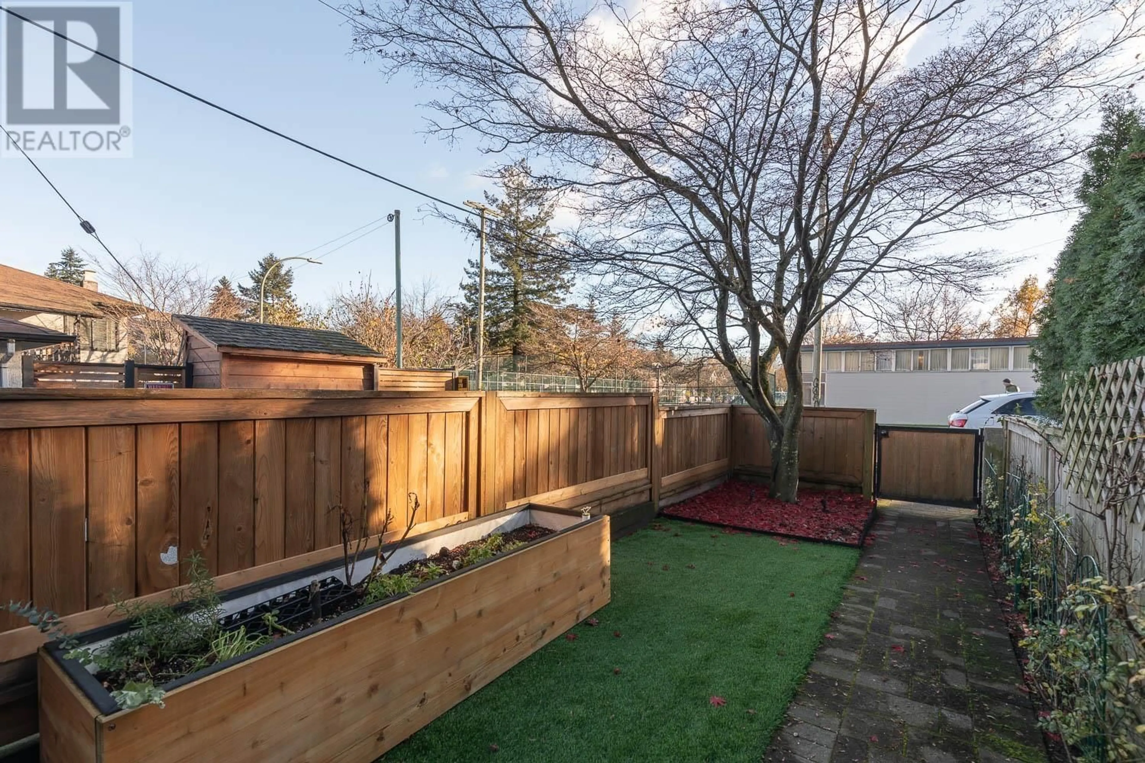 Patio, the fenced backyard for 1871 E 3RD AVENUE, Vancouver British Columbia V5N1H3