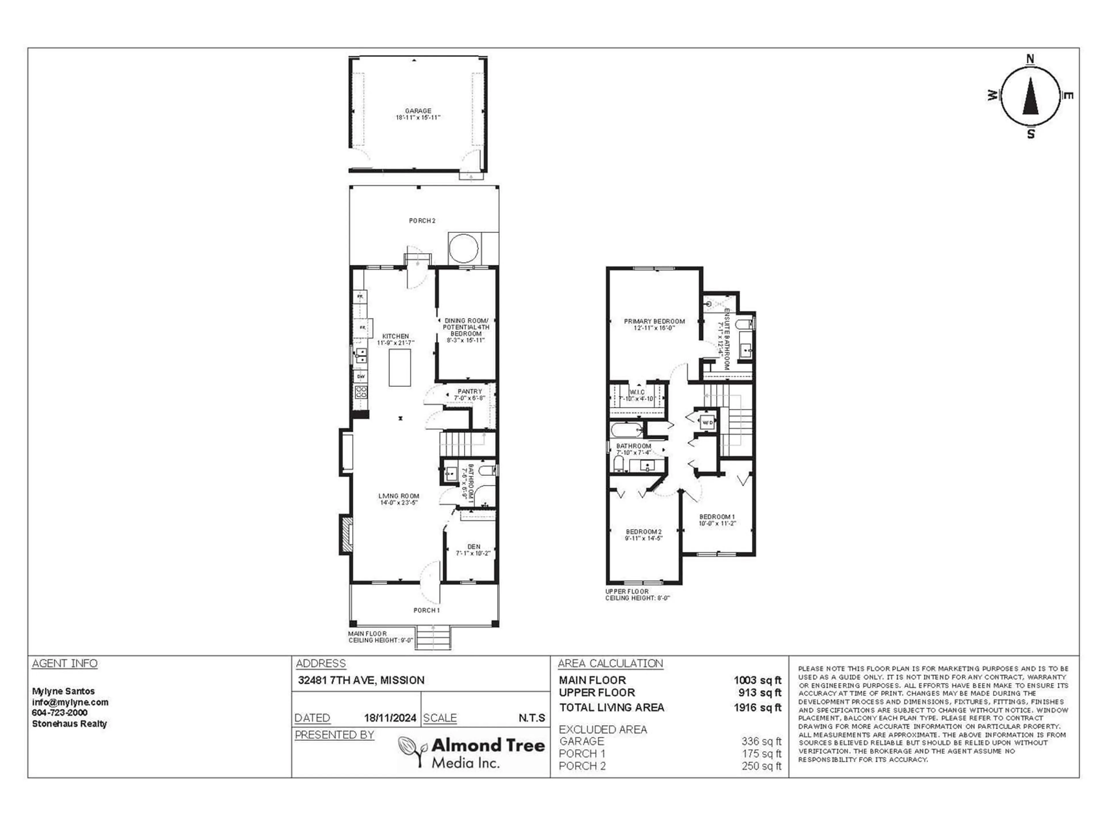 Floor plan for 32481 7TH AVENUE, Mission British Columbia V2V0E3