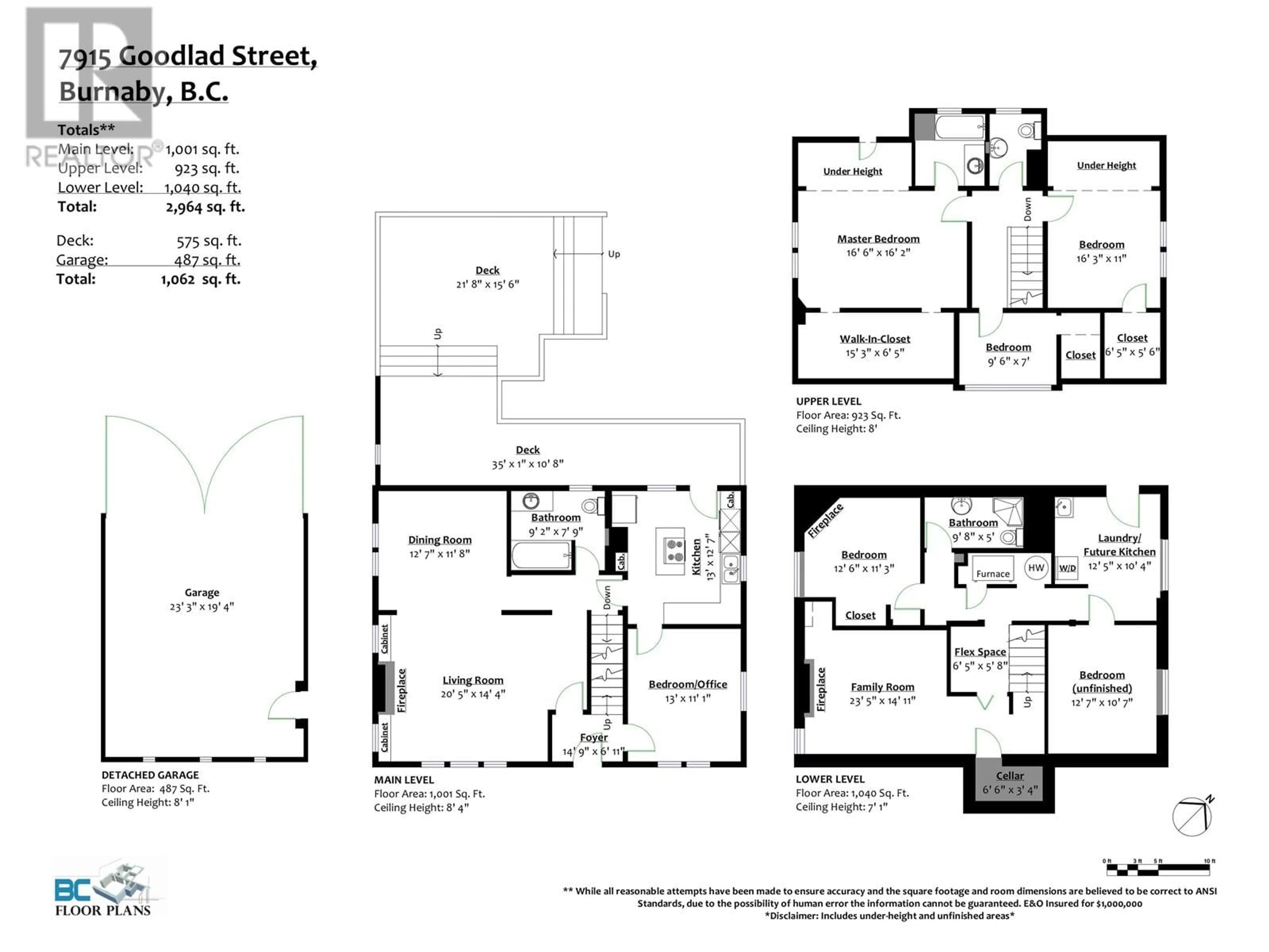 Floor plan for 7915 GOODLAD STREET, Burnaby British Columbia V5E2H8