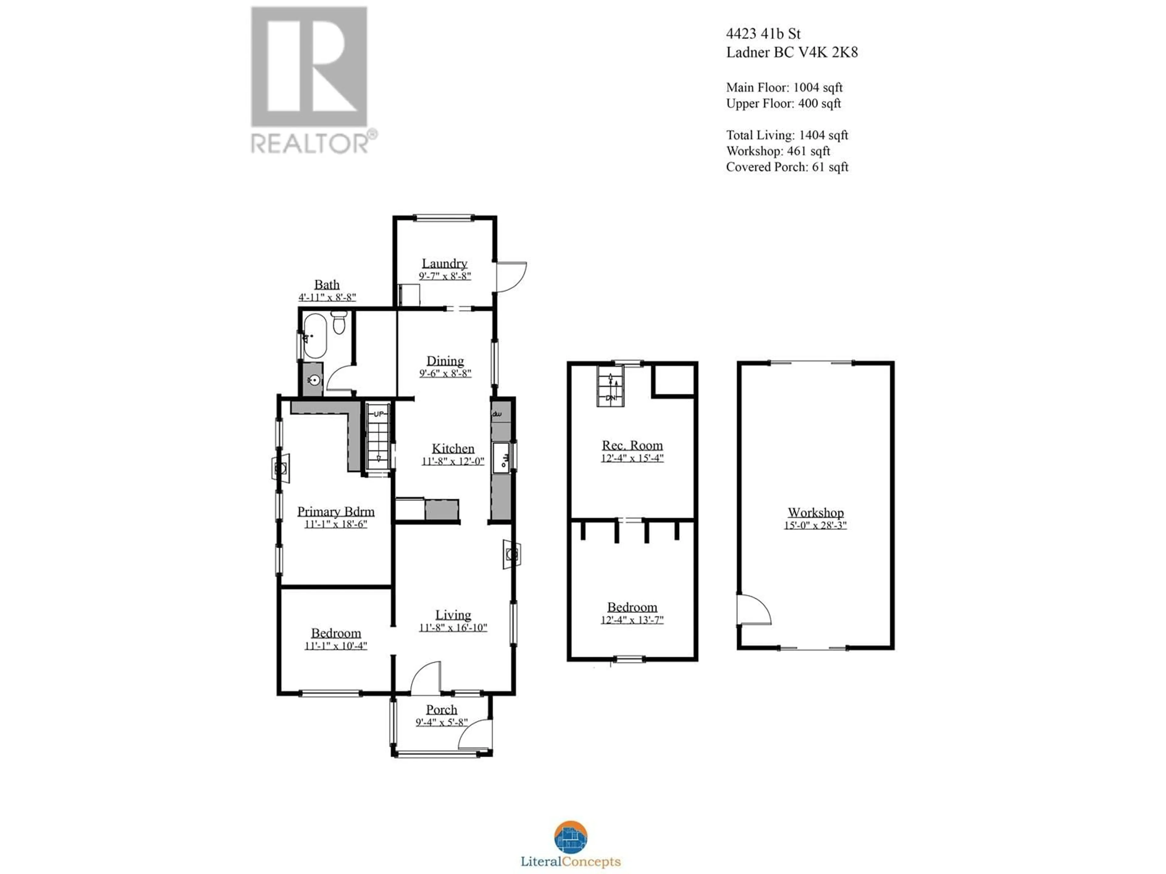 Floor plan for 4423 41B STREET, Delta British Columbia V4K2K8
