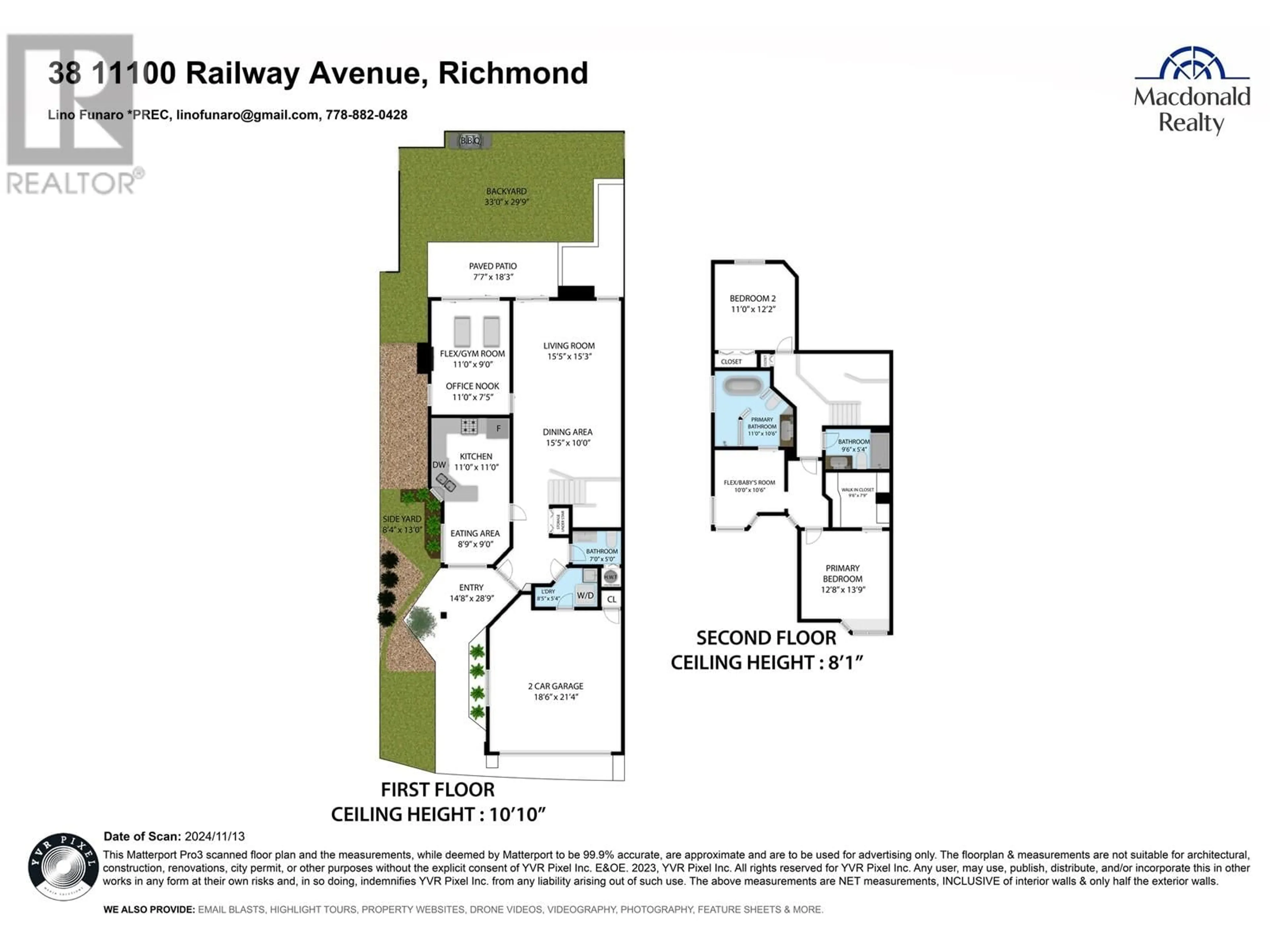 Floor plan for 38 11100 RAILWAY AVENUE, Richmond British Columbia V7E6J8