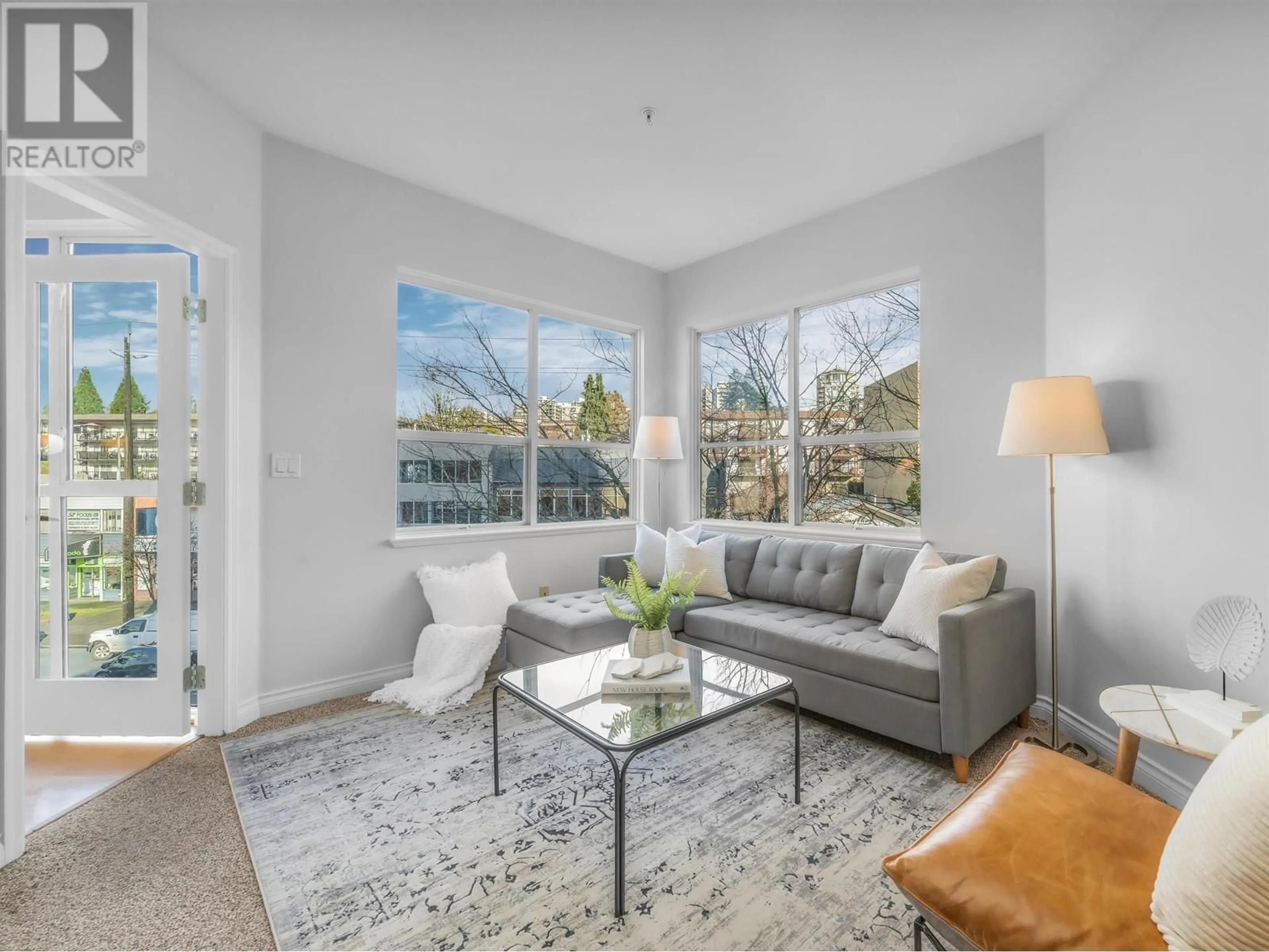 Living room, wood floors for 311 131 W 3RD STREET, North Vancouver British Columbia V7M1E7