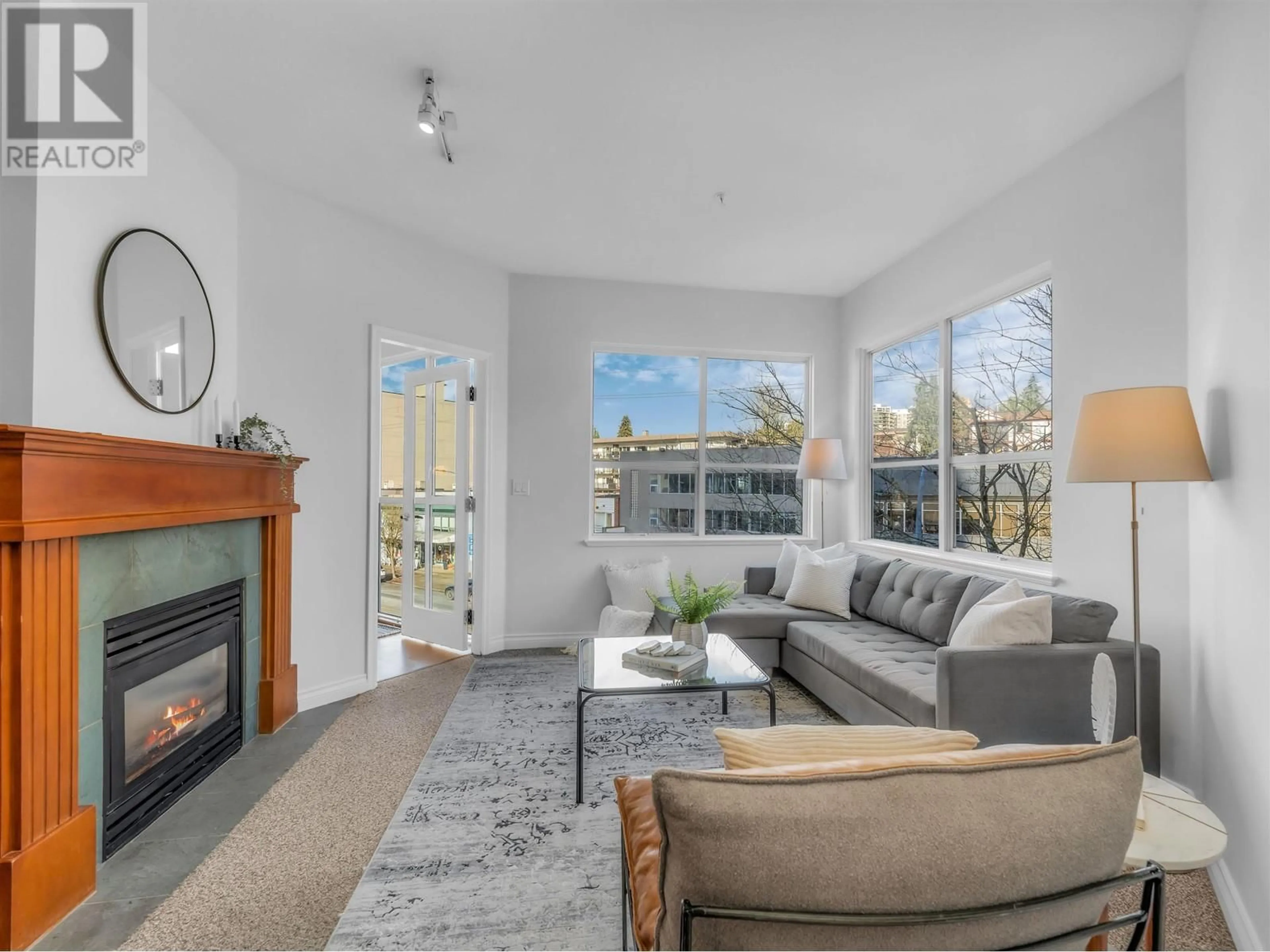 Living room, wood floors for 311 131 W 3RD STREET, North Vancouver British Columbia V7M1E7