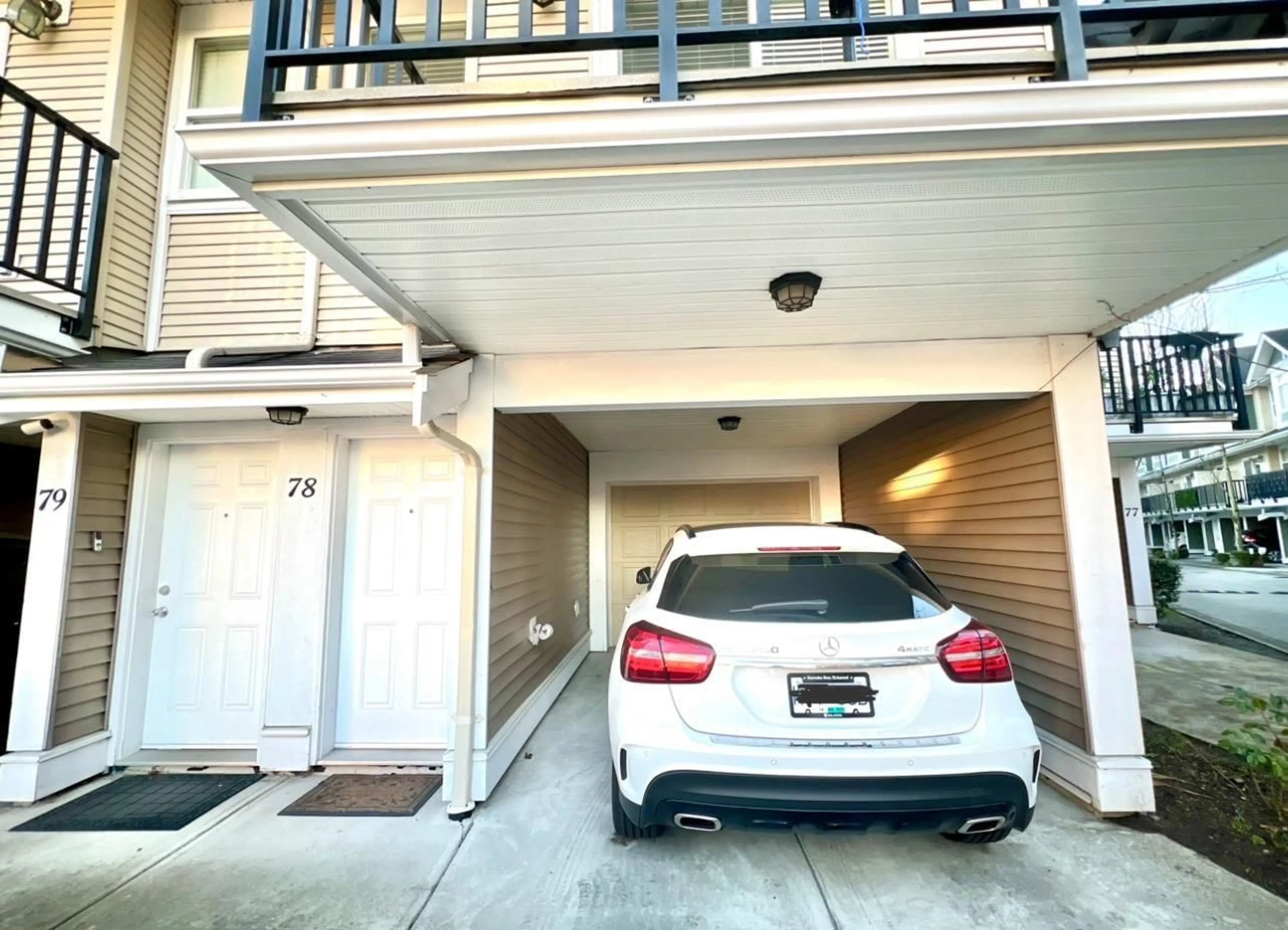 A pic from exterior of the house or condo, the street view for 78 8676 158 STREET, Surrey British Columbia V4N5W3