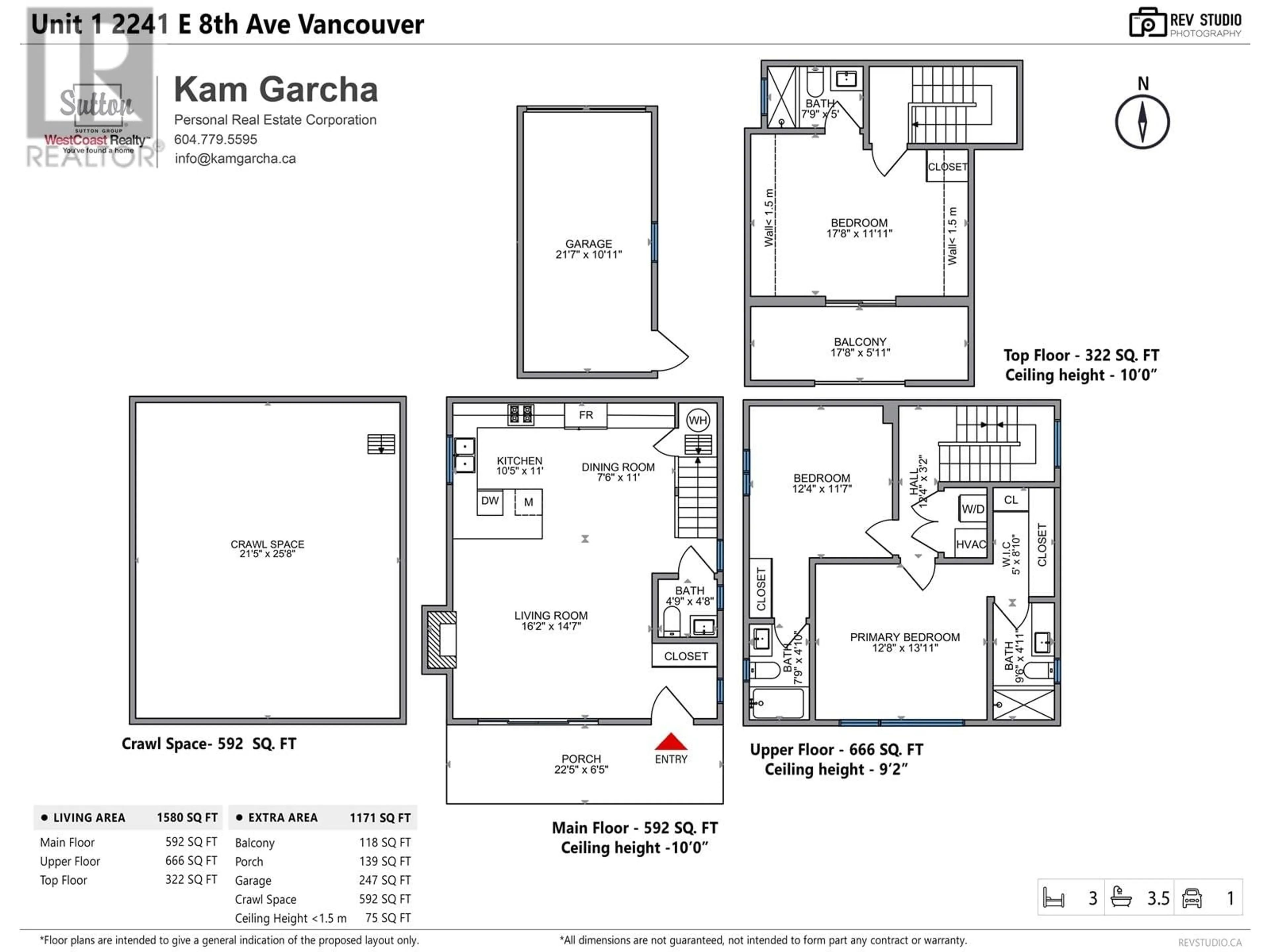 Floor plan for 1 2241 E 8TH AVENUE, Vancouver British Columbia V5N1V4