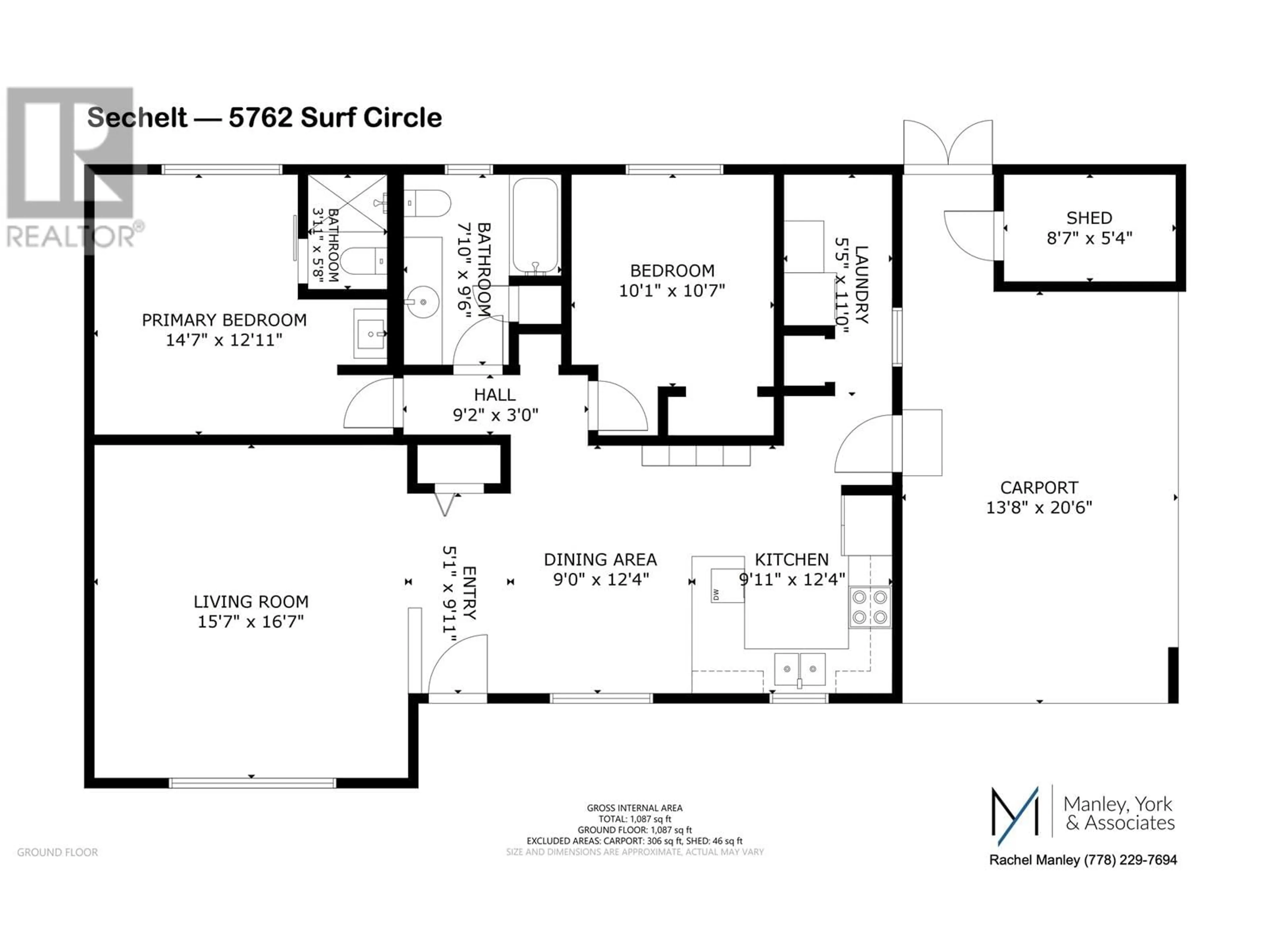 Floor plan for 5762 SURF CIRCLE, Sechelt British Columbia V0N3A0