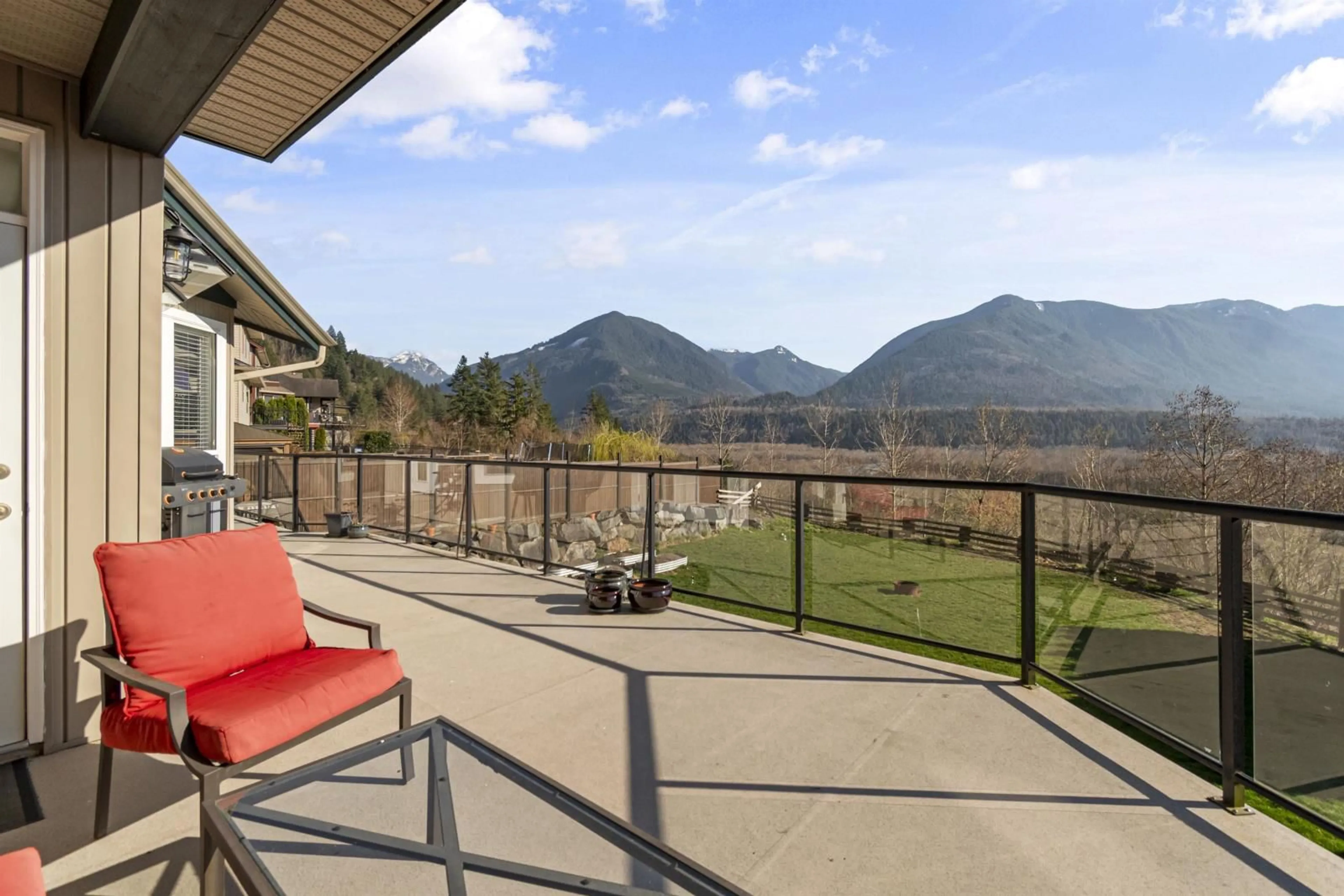 Patio, the fenced backyard for 46052 BRIDLE RIDGE CRESCENT, Chilliwack British Columbia V2R5W2