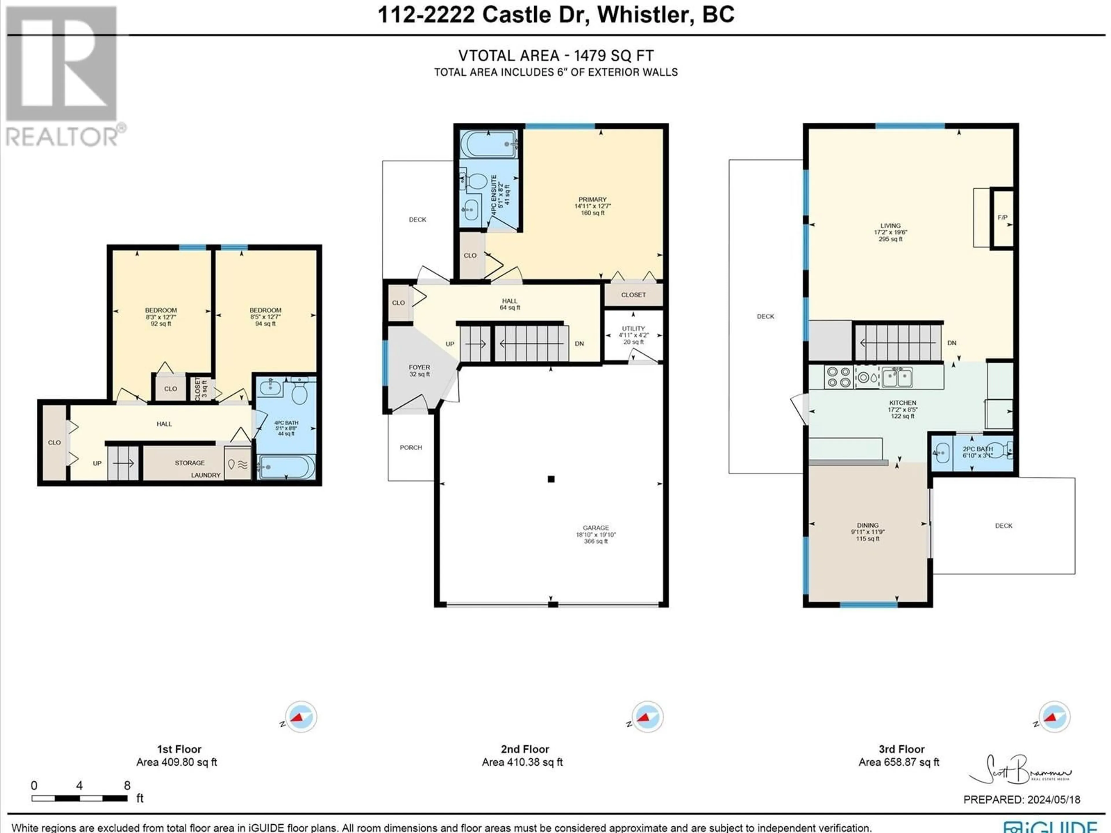 Floor plan for 112 2222 CASTLE DRIVE, Whistler British Columbia V8E0L7