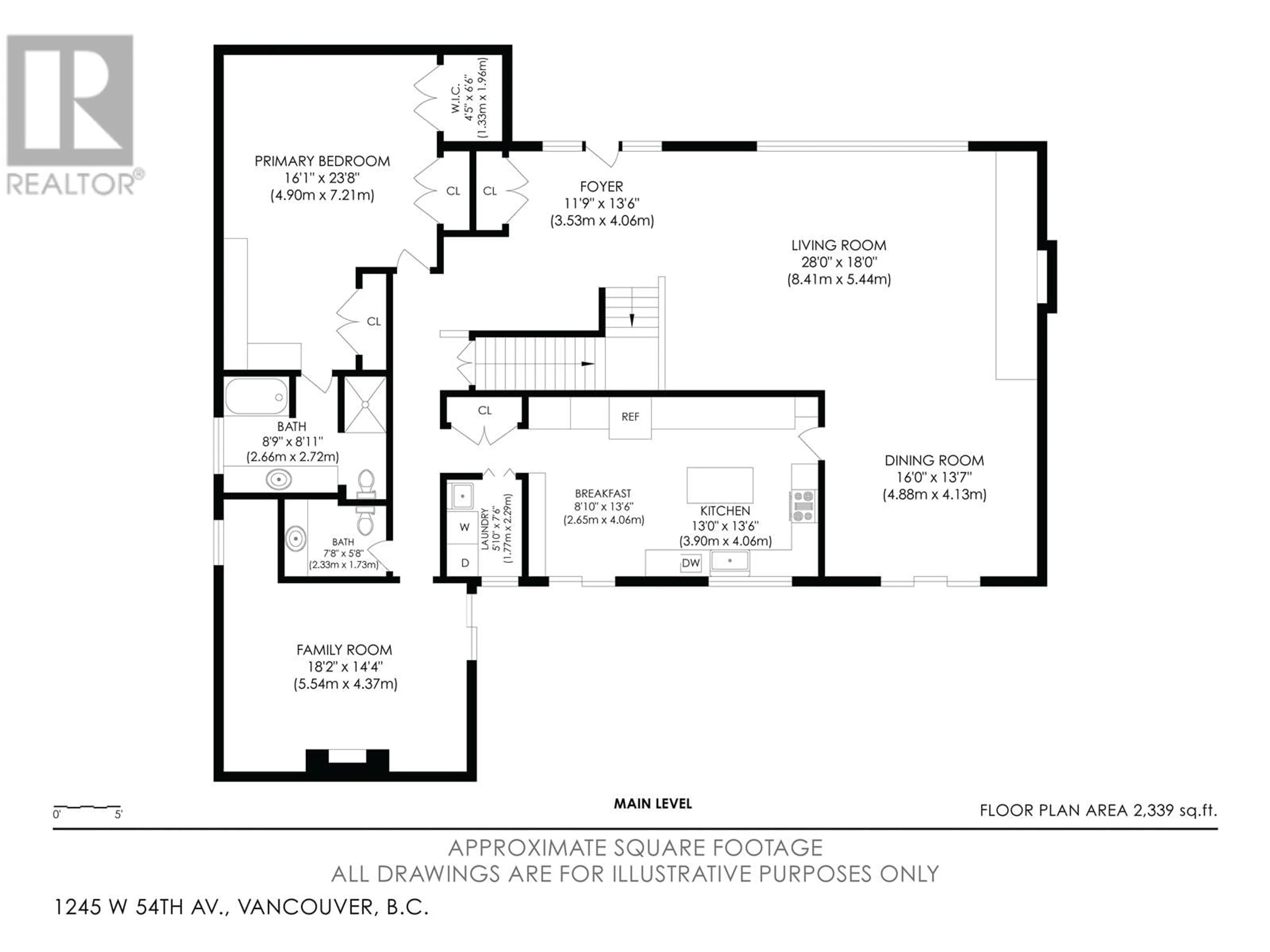 Floor plan for 1245 W 54TH AVENUE, Vancouver British Columbia V6P1N5