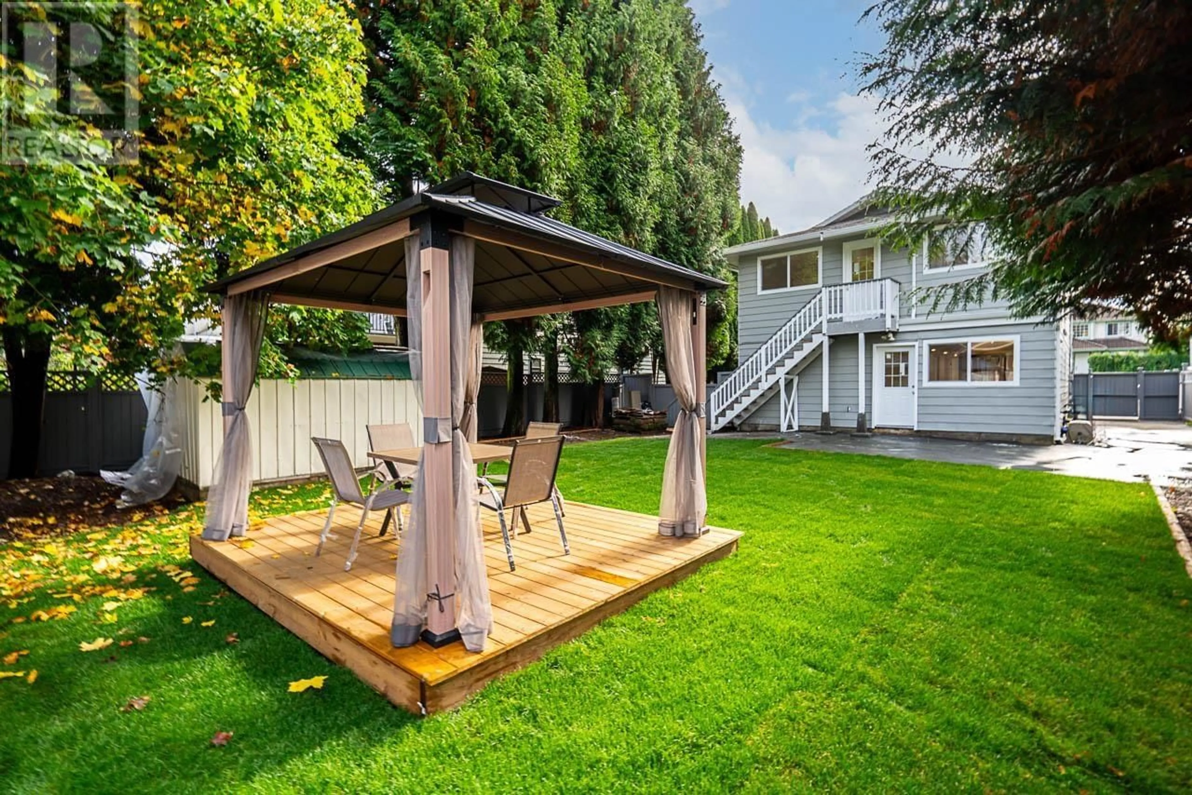 Patio, the fenced backyard for 833 PRAIRIE AVENUE, Port Coquitlam British Columbia V3B1R9