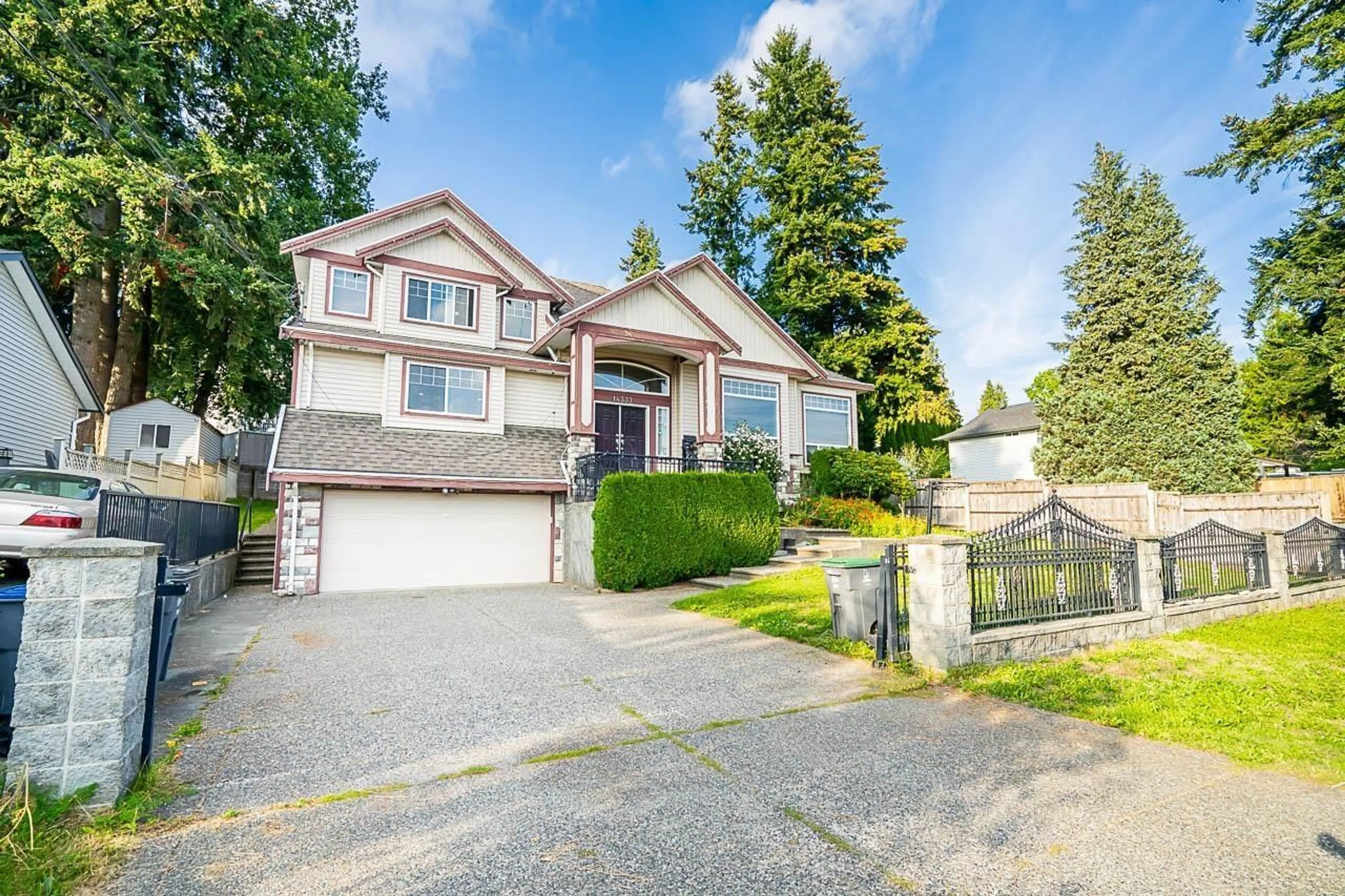 Frontside or backside of a home, the street view for 14333 68 AVENUE, Surrey British Columbia V3W2H5