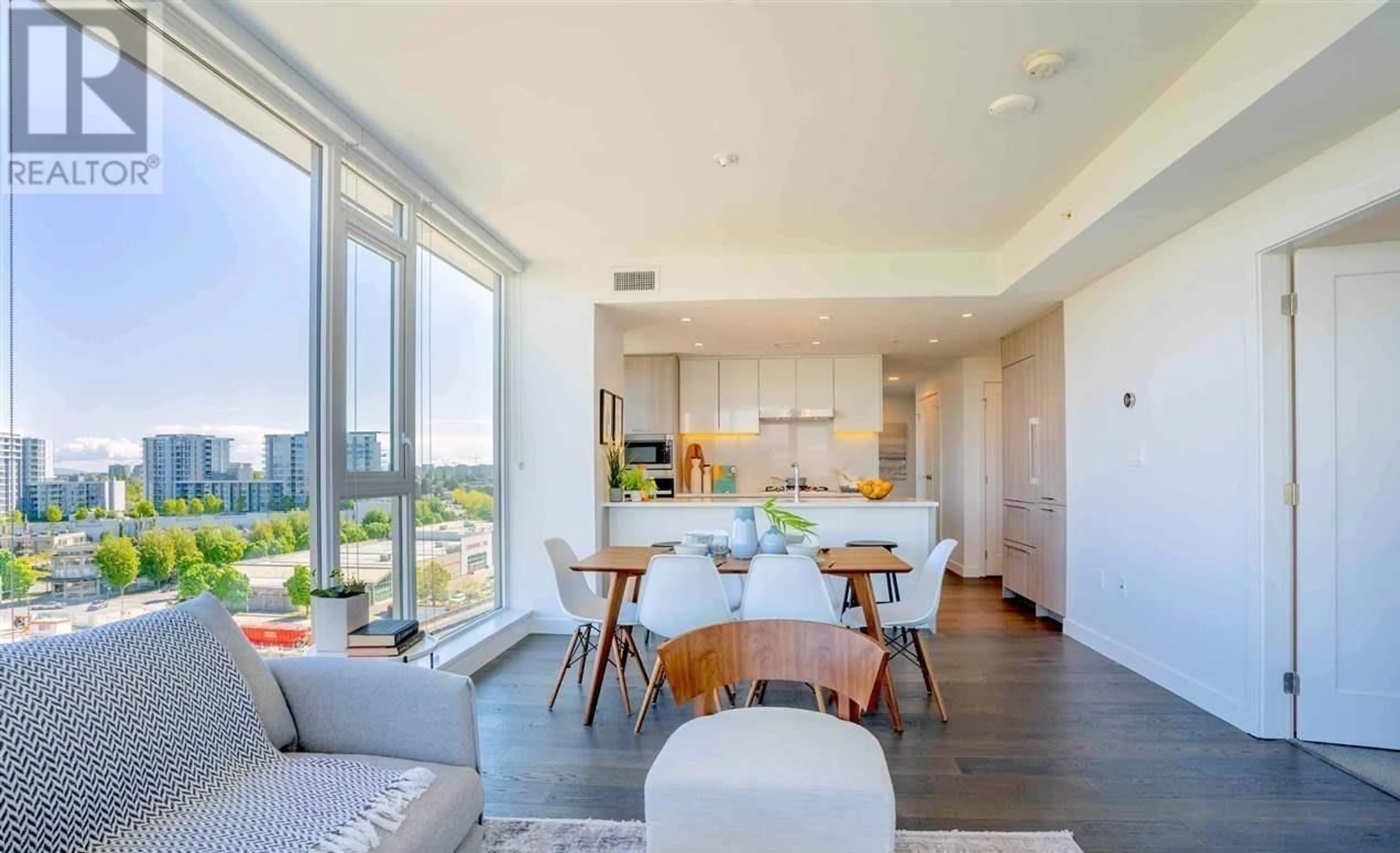 Dining room, wood floors for 1702 3280 CORVETTE WAY, Richmond British Columbia V6X0T9