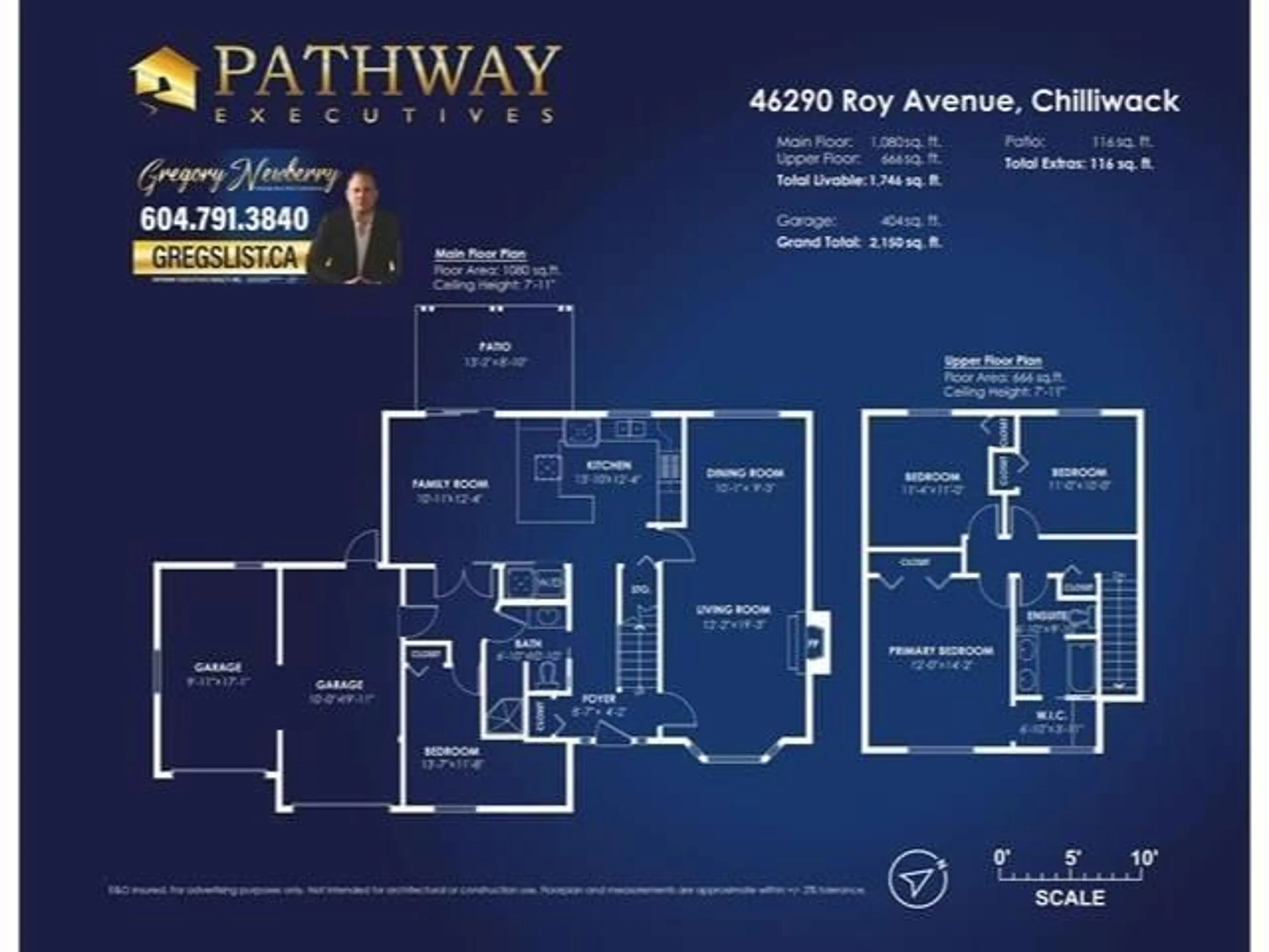 Floor plan for 46290 ROY AVENUE, Chilliwack British Columbia V2R2W2