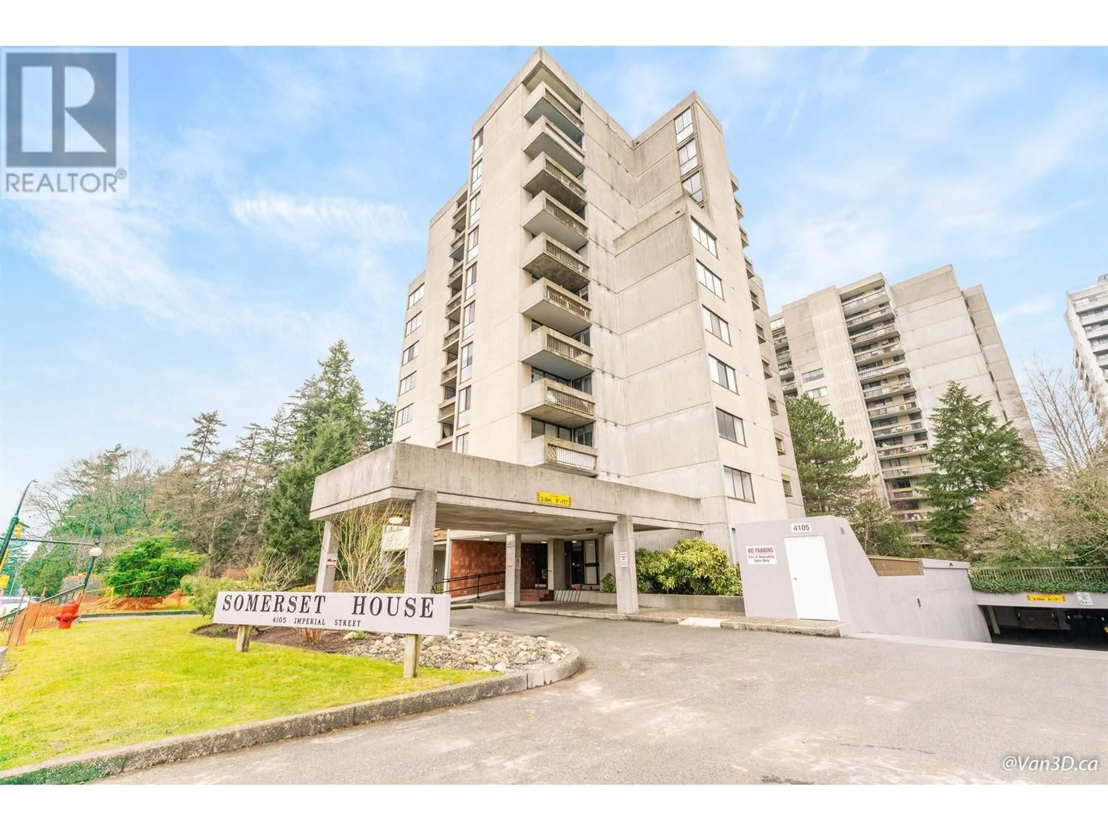 A pic from exterior of the house or condo, the front or back of building for 1103 4105 IMPERIAL STREET, Burnaby British Columbia V5J1A6