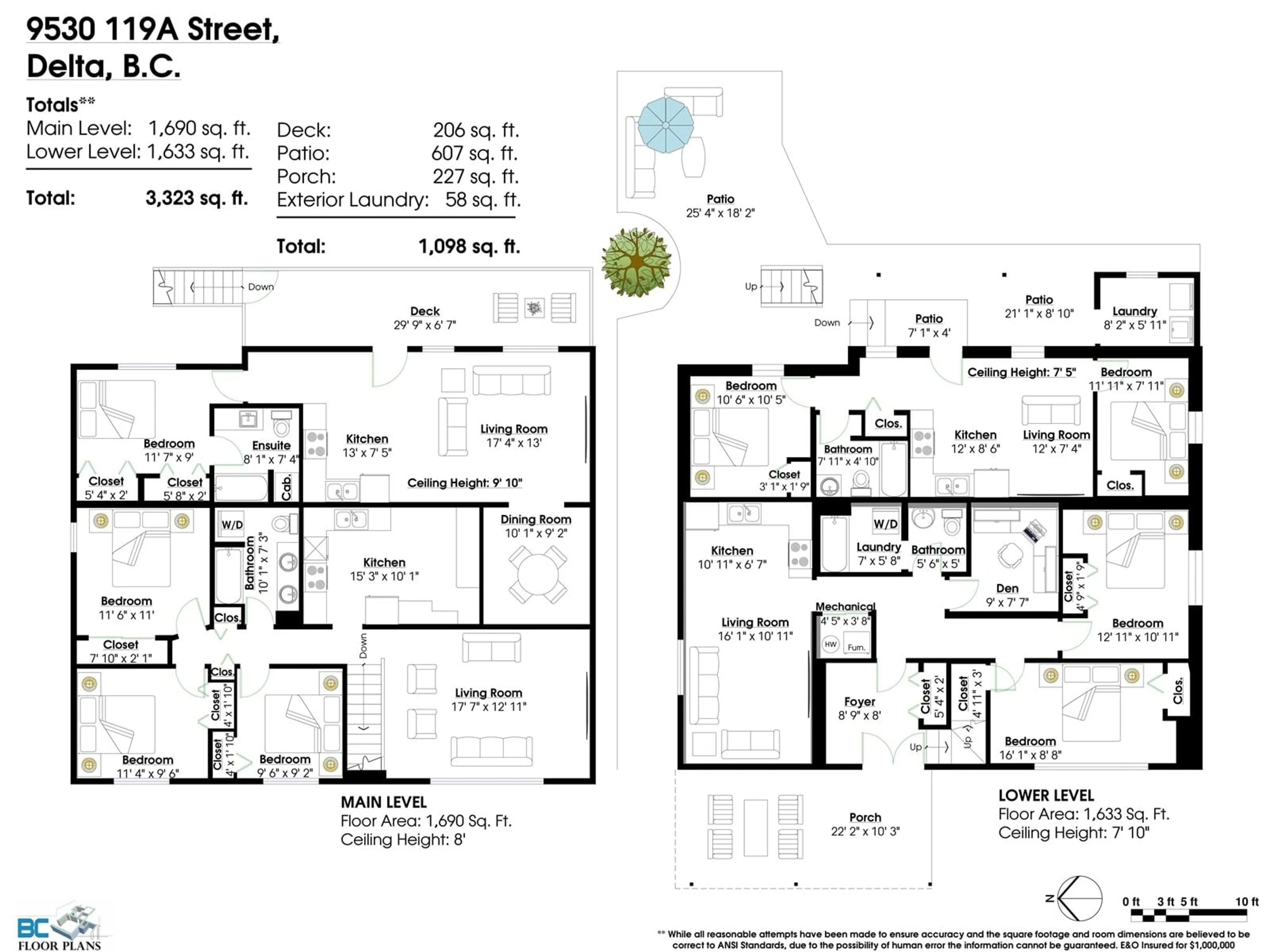 Floor plan for 9530 119A STREET, Delta British Columbia V4C6P2