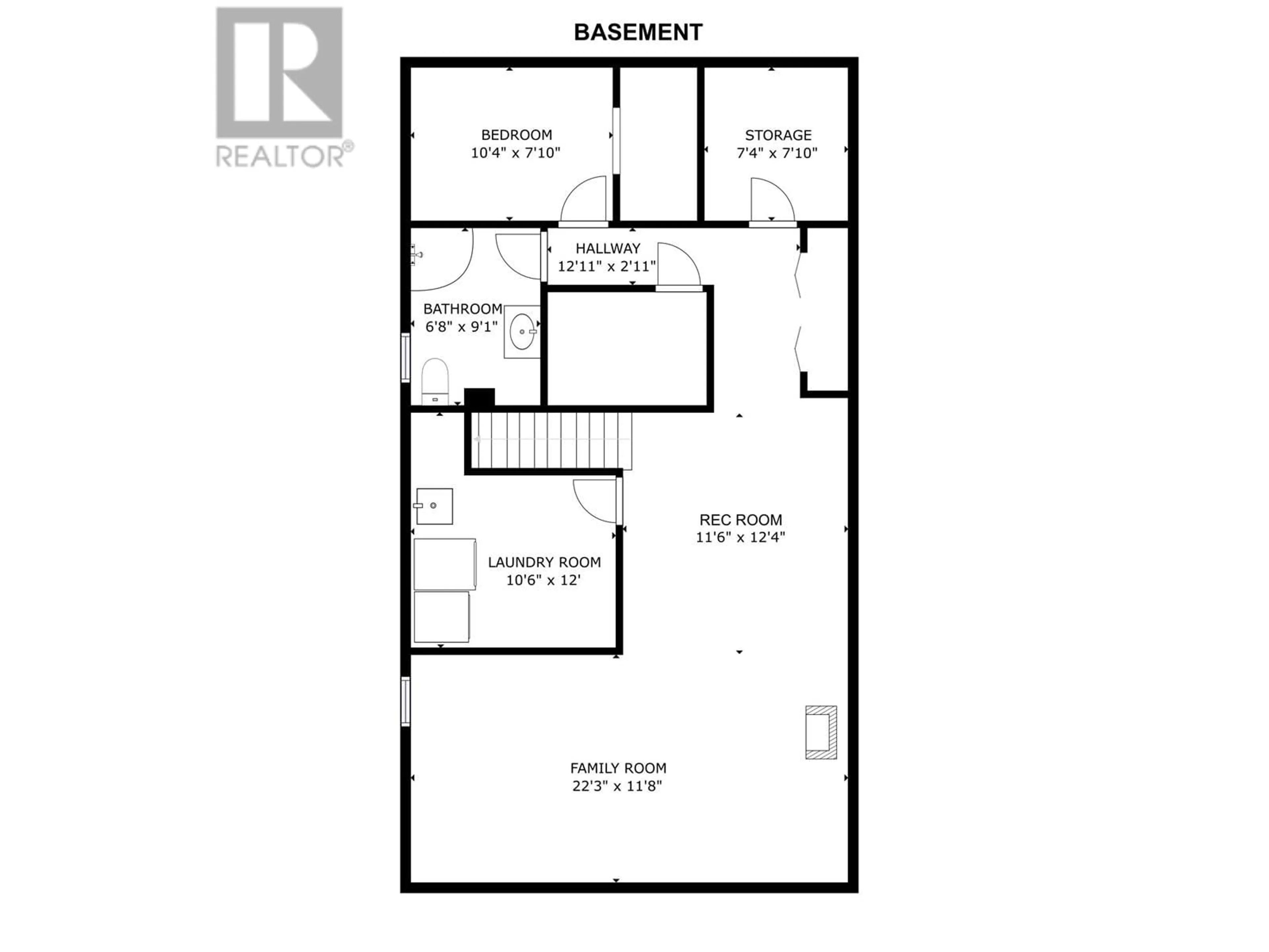 Floor plan for 8711 88 STREET, Fort St. John British Columbia V1J5A3