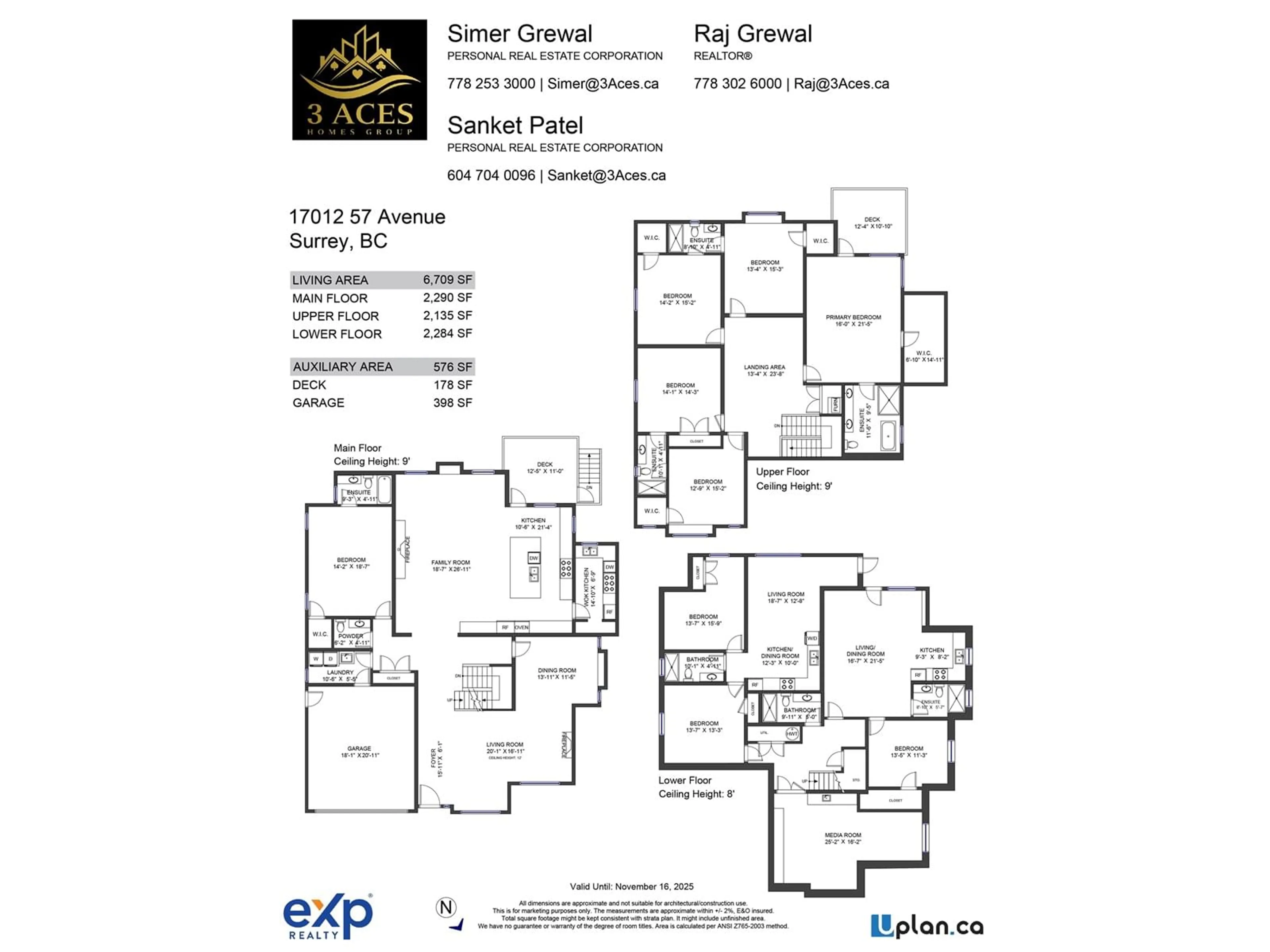 Floor plan for 17012 57 AVENUE, Surrey British Columbia V3S8P3