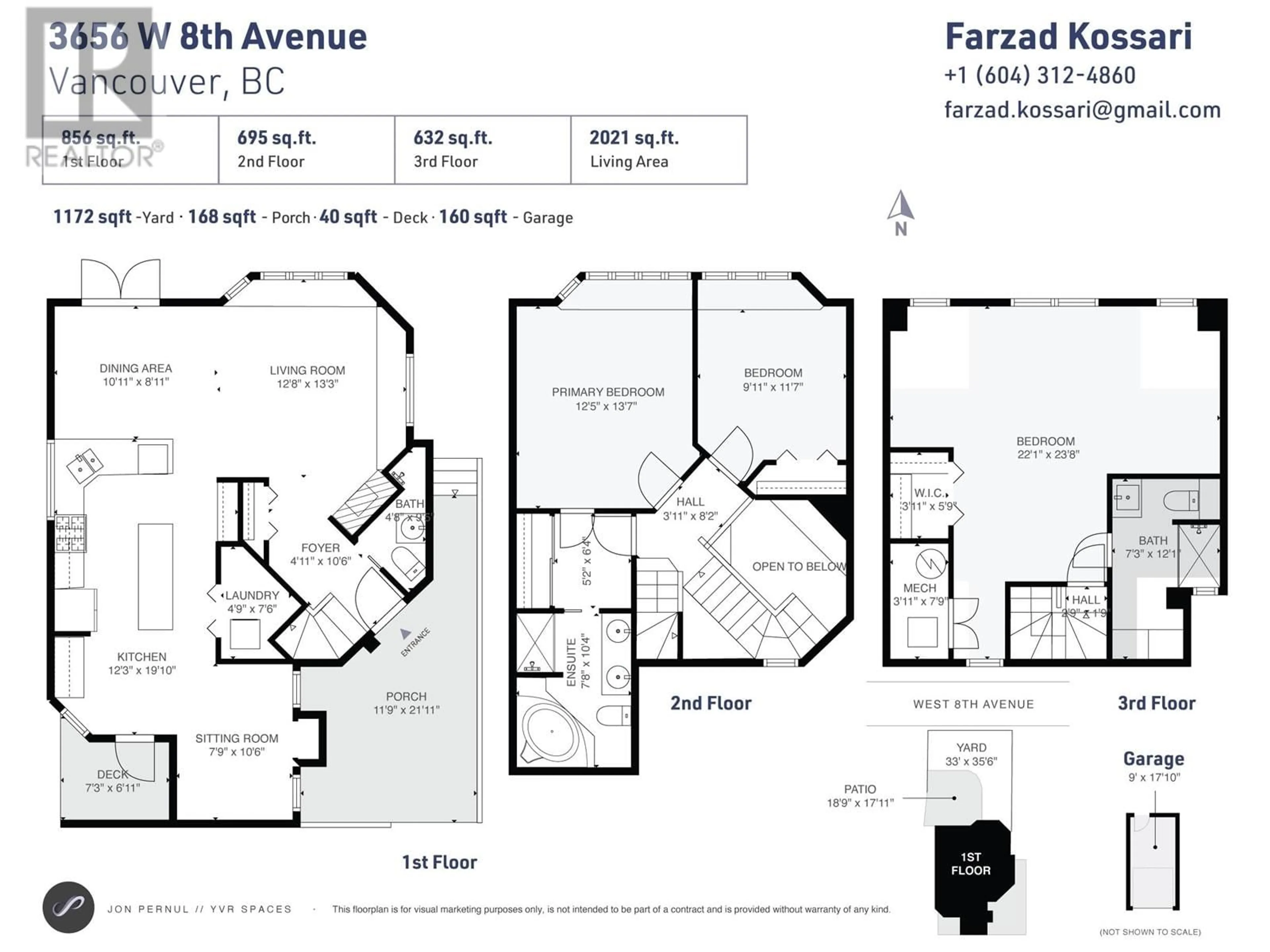 Floor plan for 3656 W 8TH AVENUE, Vancouver British Columbia V6R1Z1