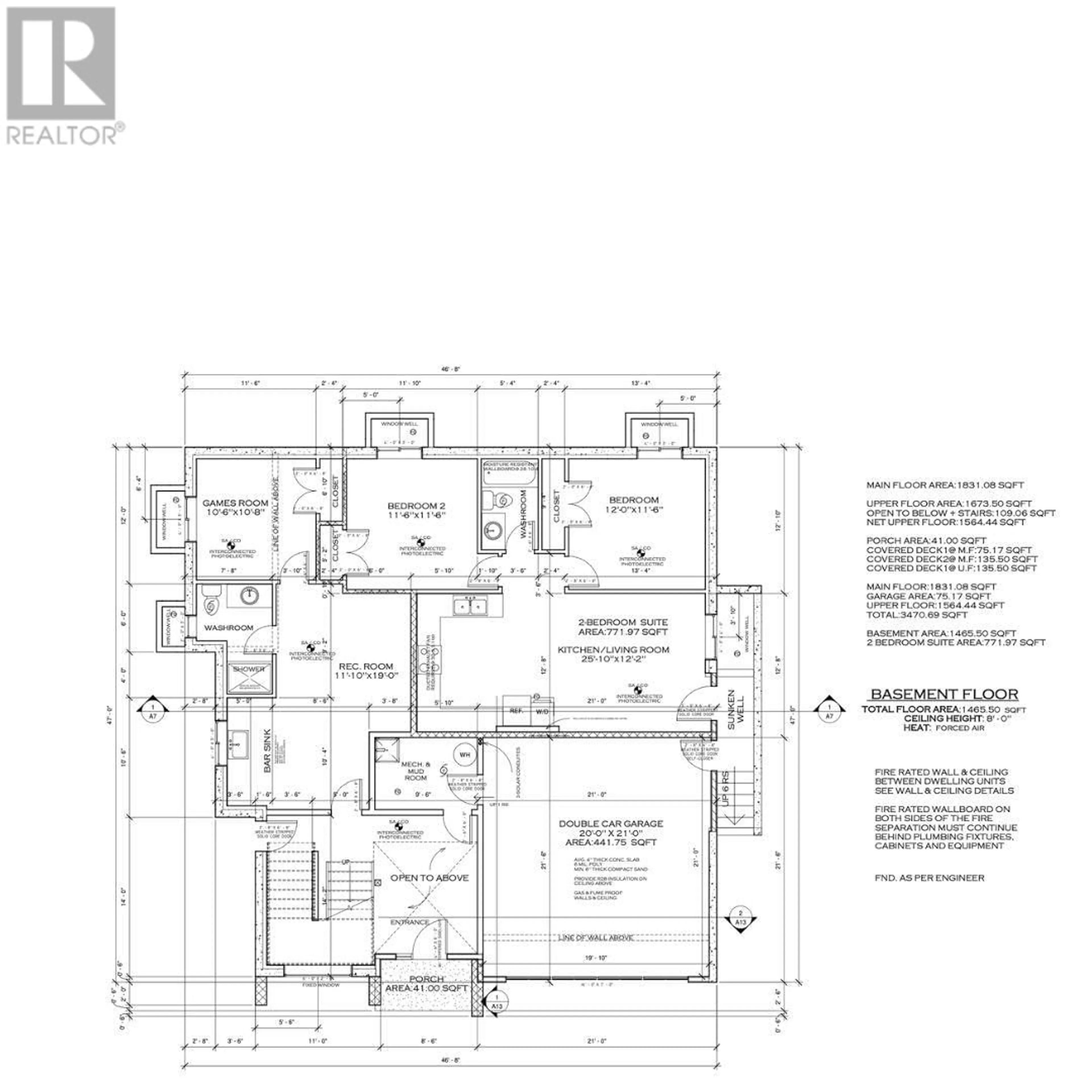 Floor plan for 13620 227B AVENUE, Maple Ridge British Columbia V4R0E1