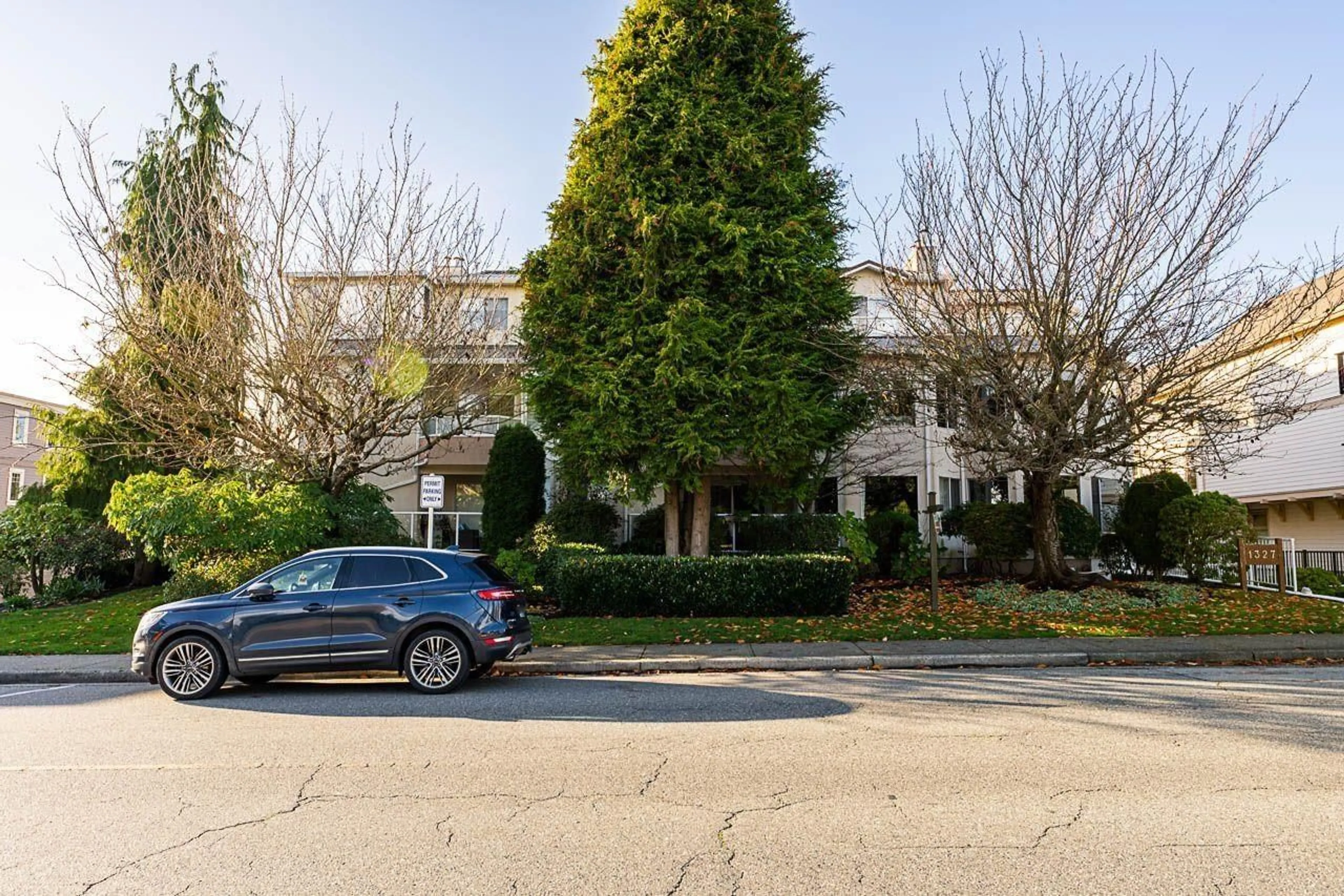 A pic from exterior of the house or condo, the street view for 103 1327 BEST STREET, White Rock British Columbia V4B4E3