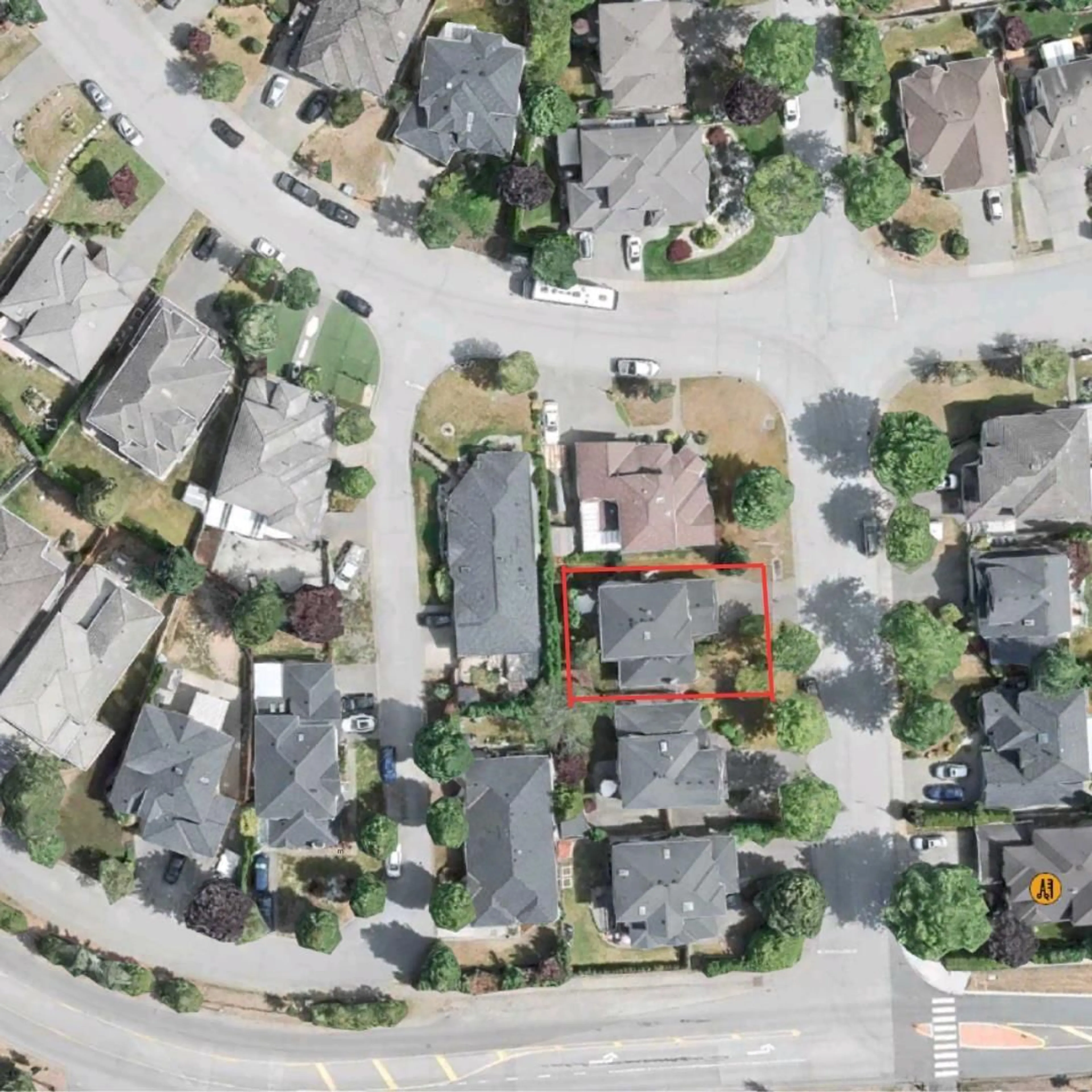 A pic from outside/outdoor area/front of a property/back of a property/a pic from drone, street for 8033 169, Surrey British Columbia V4N4Y6