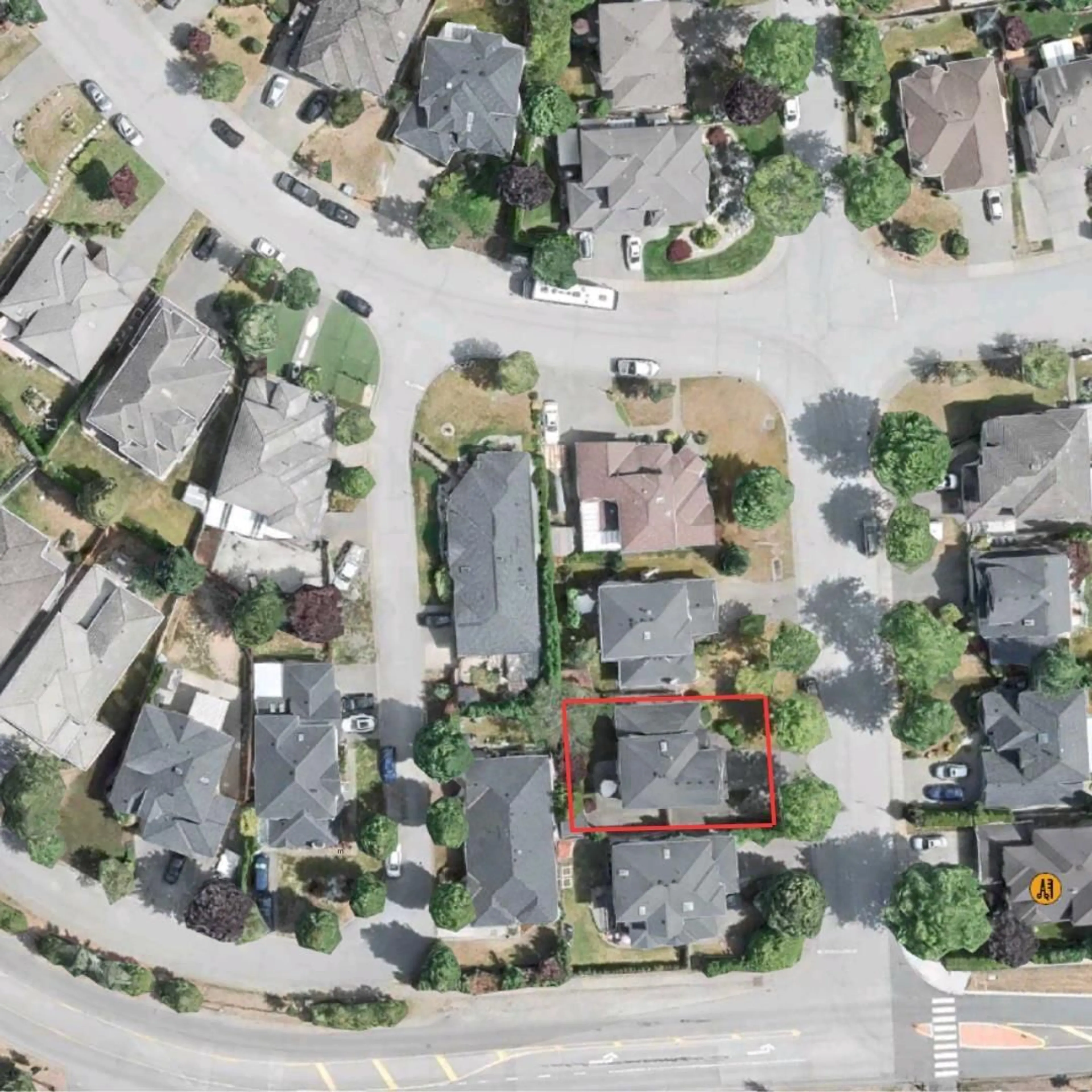 A pic from outside/outdoor area/front of a property/back of a property/a pic from drone, street for 8021 169, Surrey British Columbia V4N4Y6