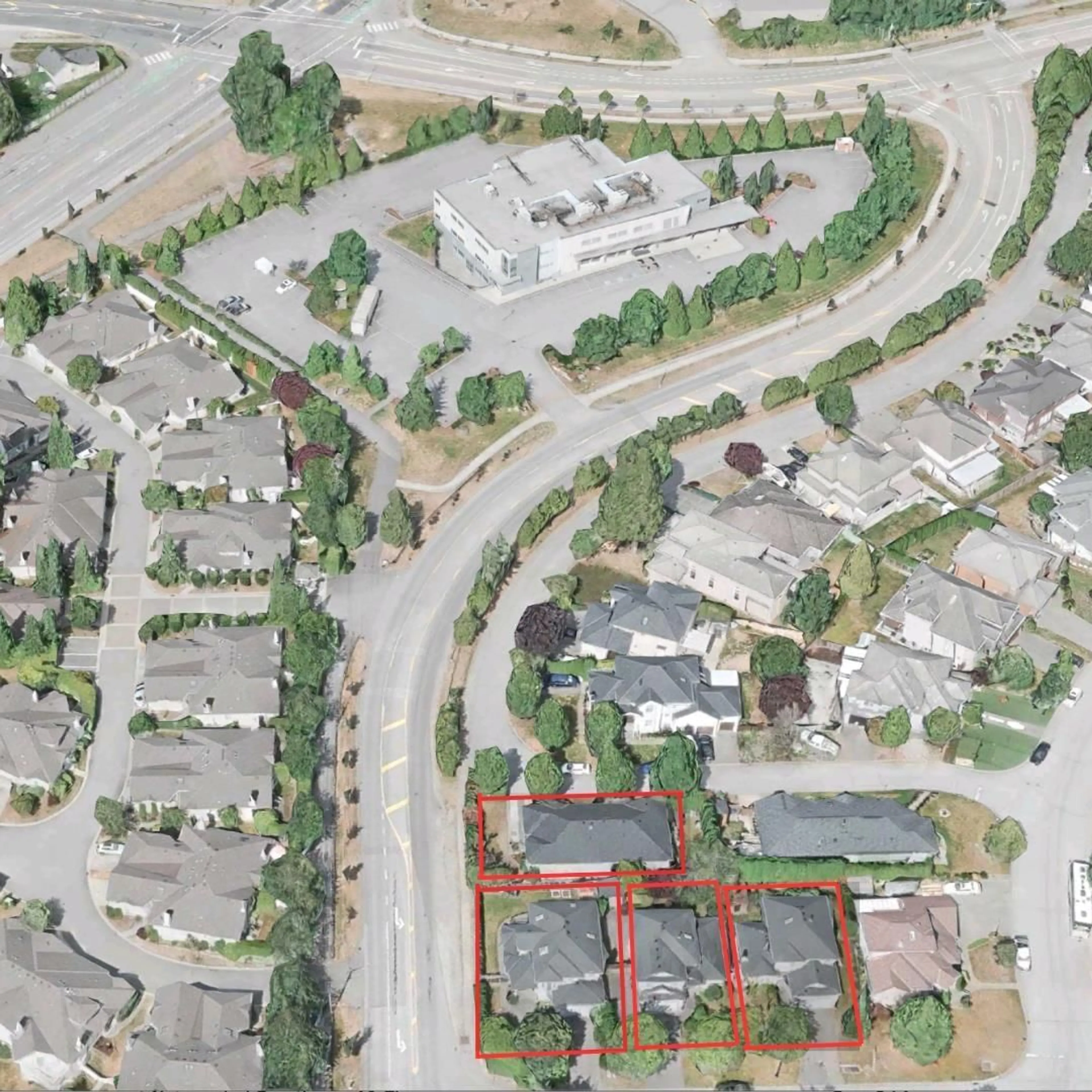 A pic from outside/outdoor area/front of a property/back of a property/a pic from drone, street for 8021 169, Surrey British Columbia V4N4Y6
