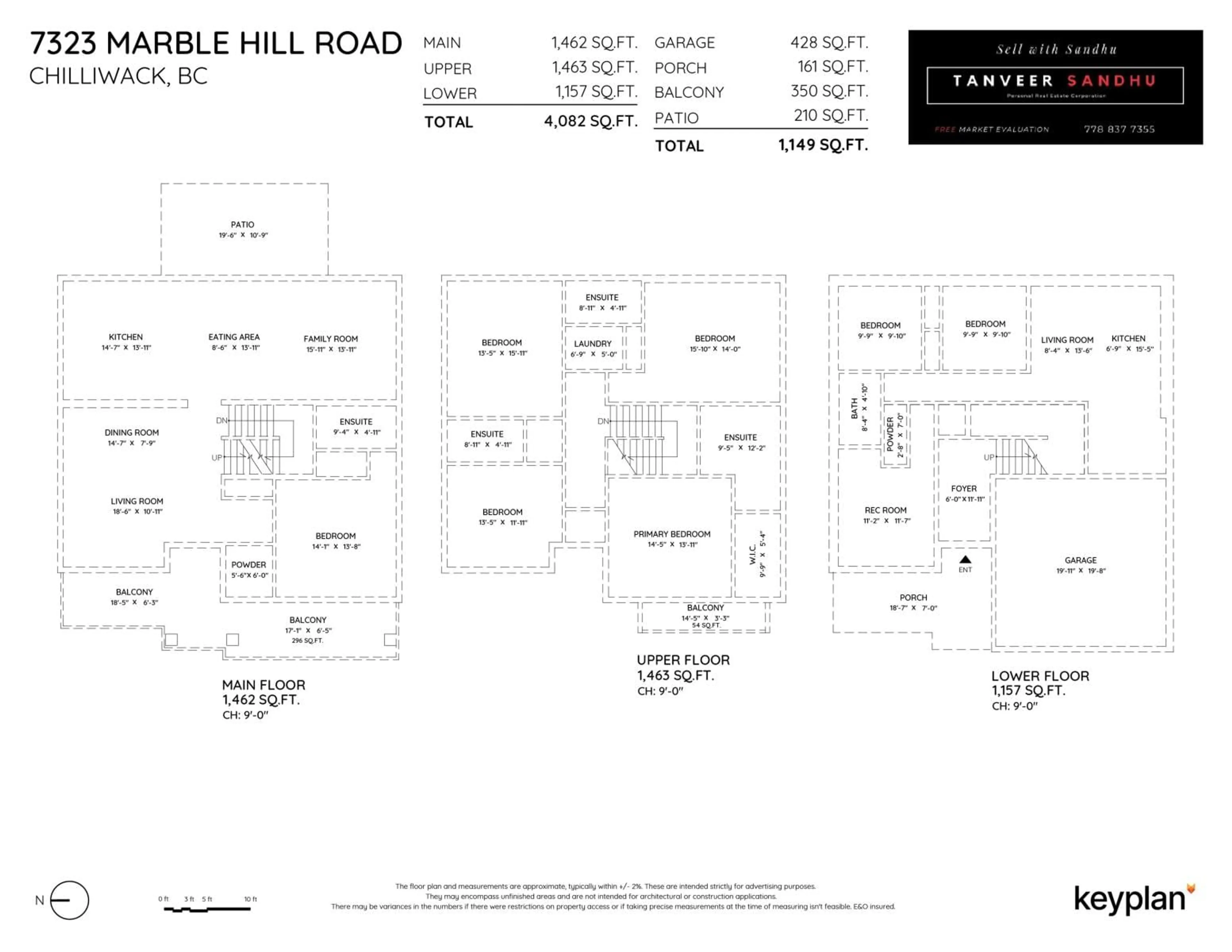 Floor plan for 7323 MARBLE HILL ROAD, Chilliwack British Columbia V4Z1J5