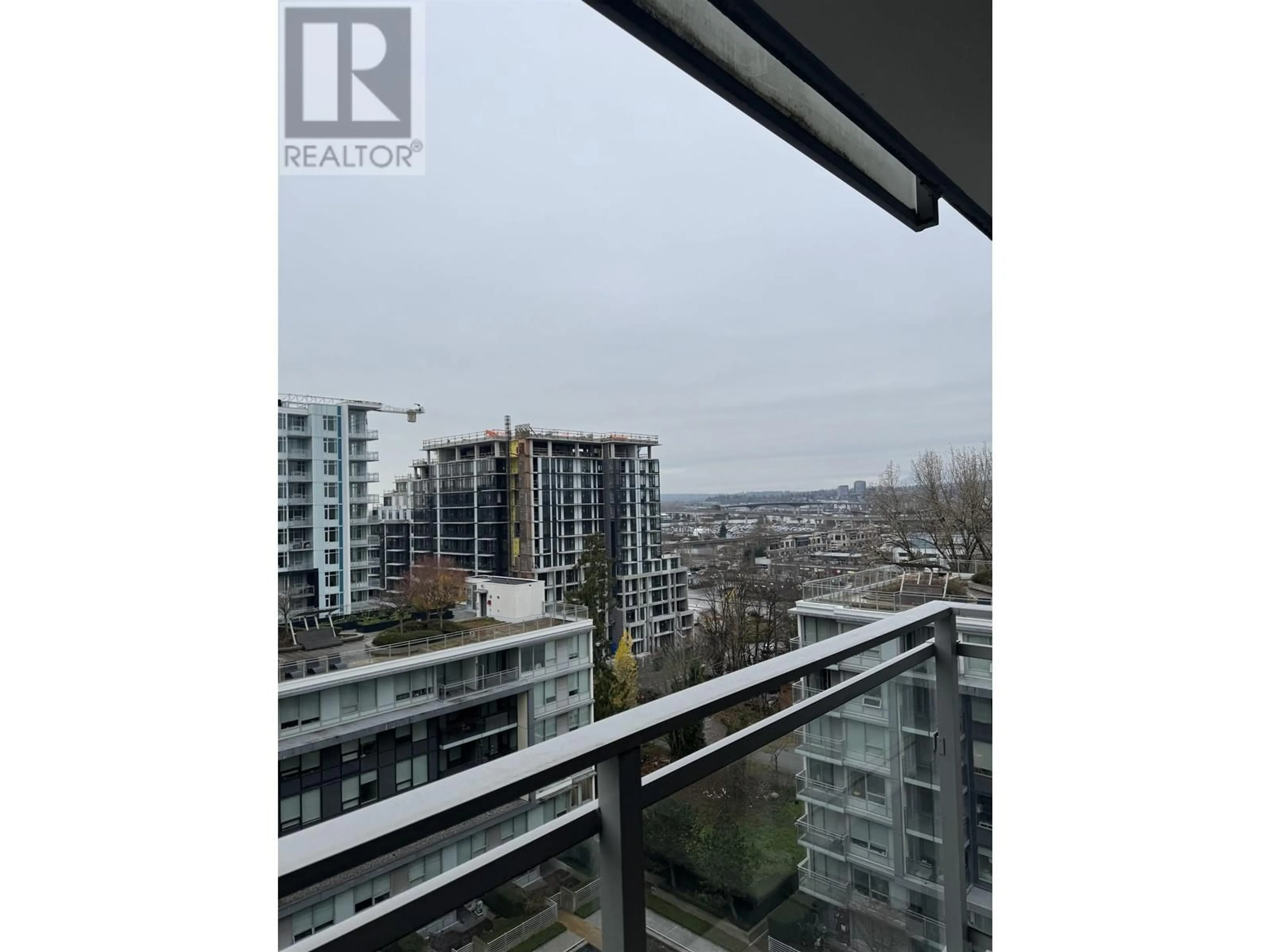 Balcony in the apartment, the view of city buildings for 1508 3233 KETCHESON ROAD, Richmond British Columbia V6X0R3