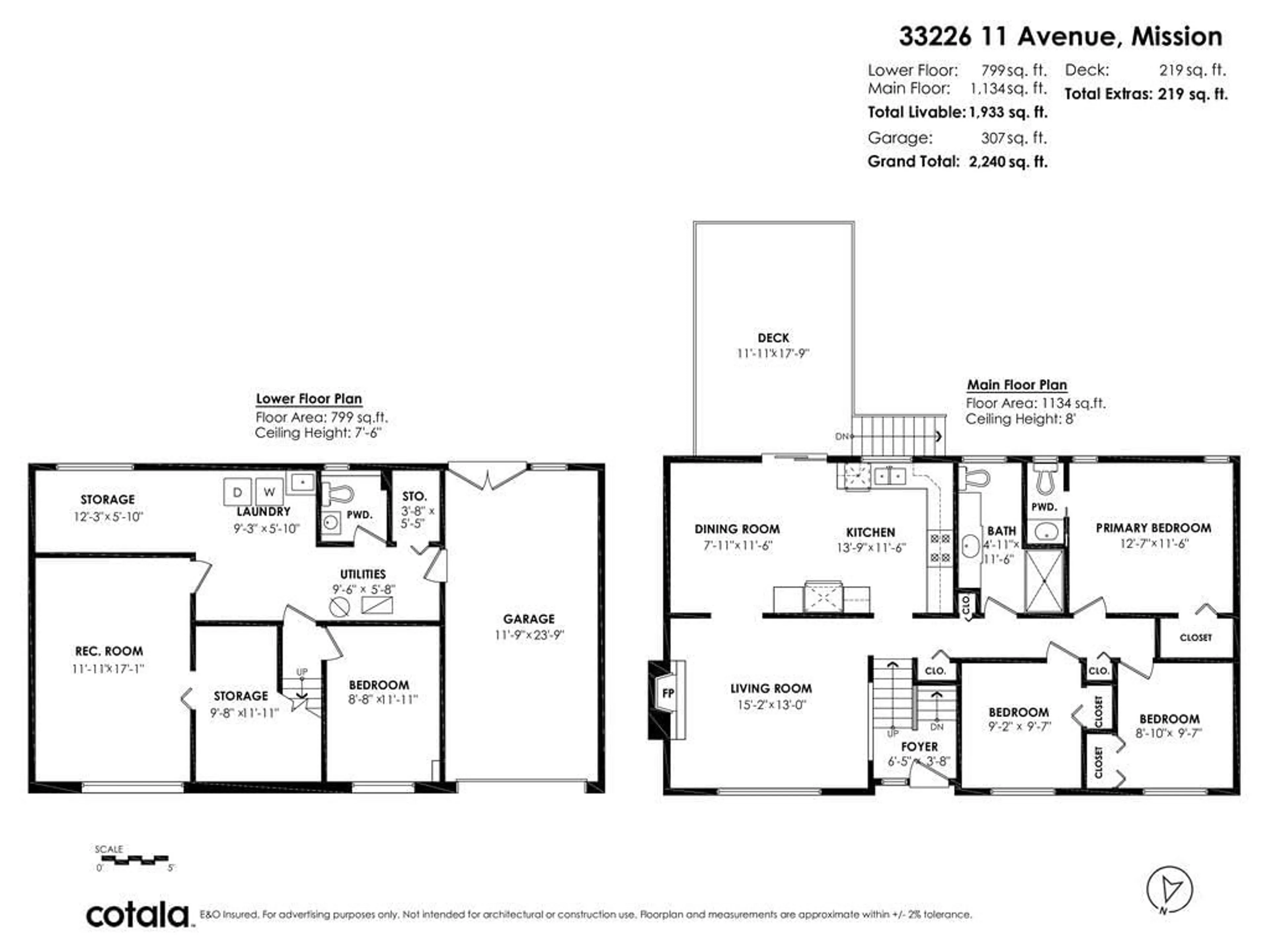 Floor plan for 33226 11TH AVENUE, Mission British Columbia V2V4Y6