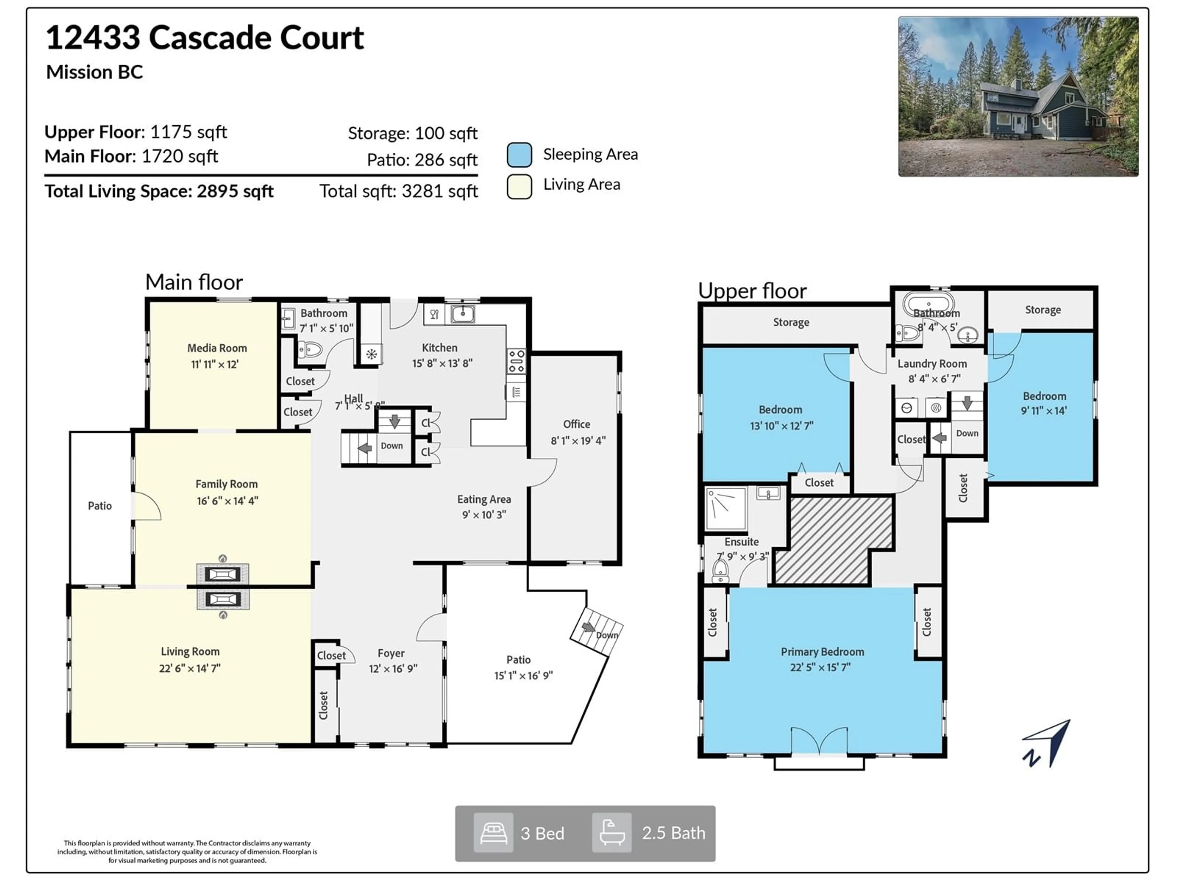 Floor plan for 12433 CASCADE, Mission British Columbia V2V7G9