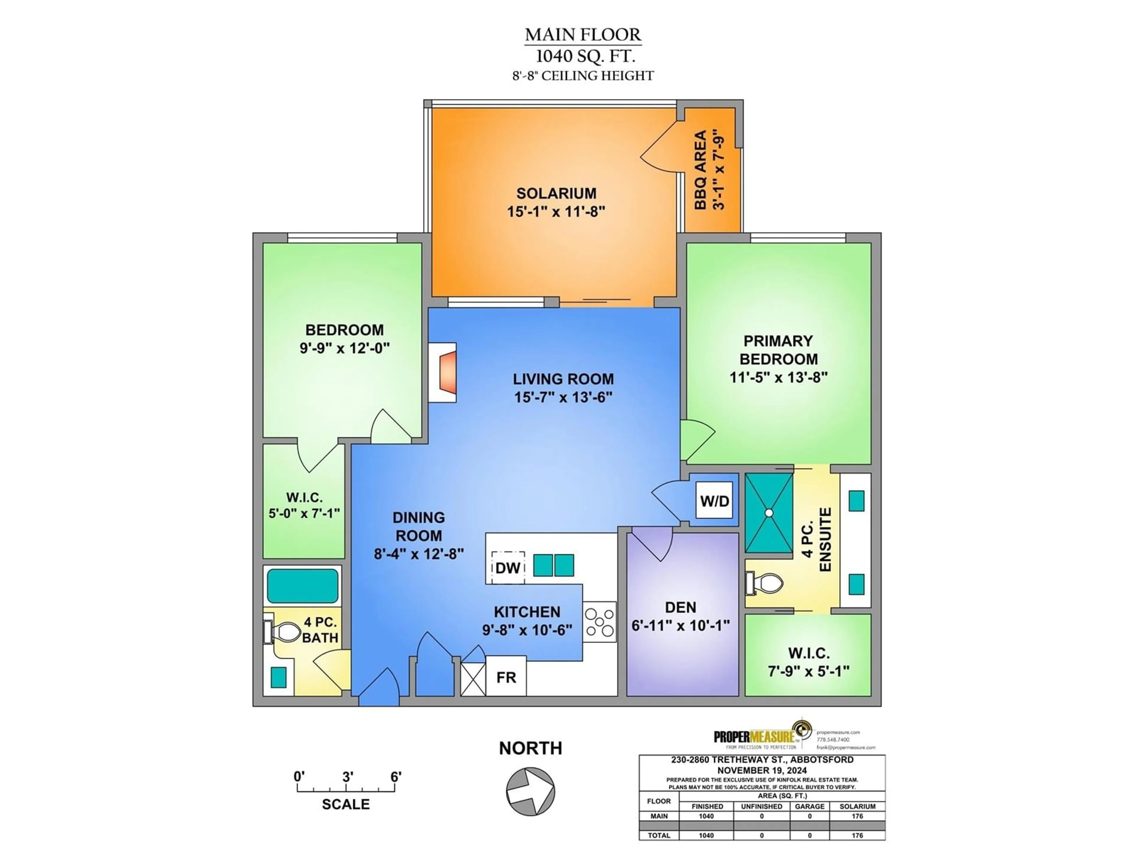 Floor plan for 230 2860 TRETHEWEY STREET, Abbotsford British Columbia V2T0G5