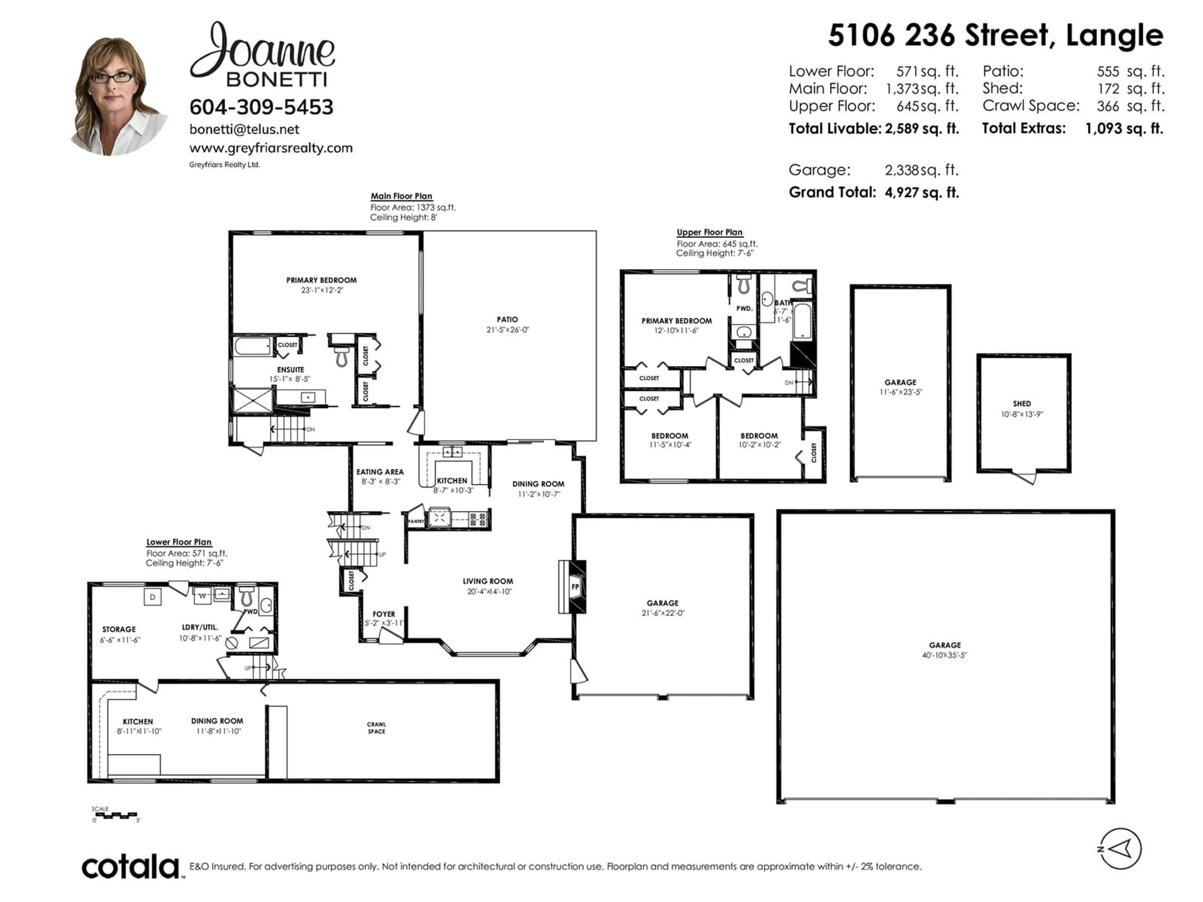 Floor plan for 5106 236 STREET, Langley British Columbia V2Z2P5