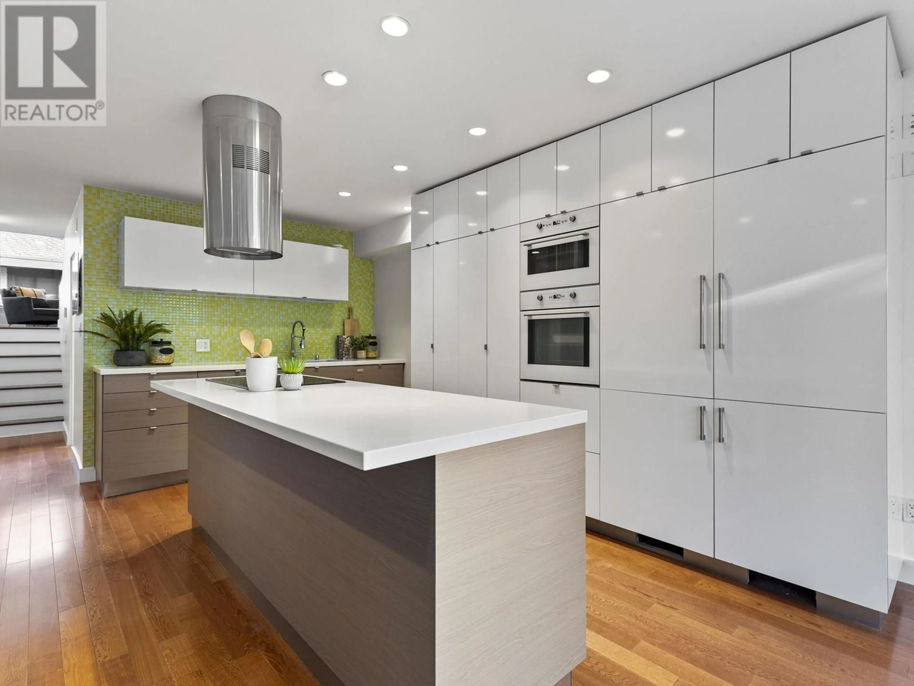 Contemporary kitchen, wood floors for 1732 CYPRESS STREET, Vancouver British Columbia V6J4W2