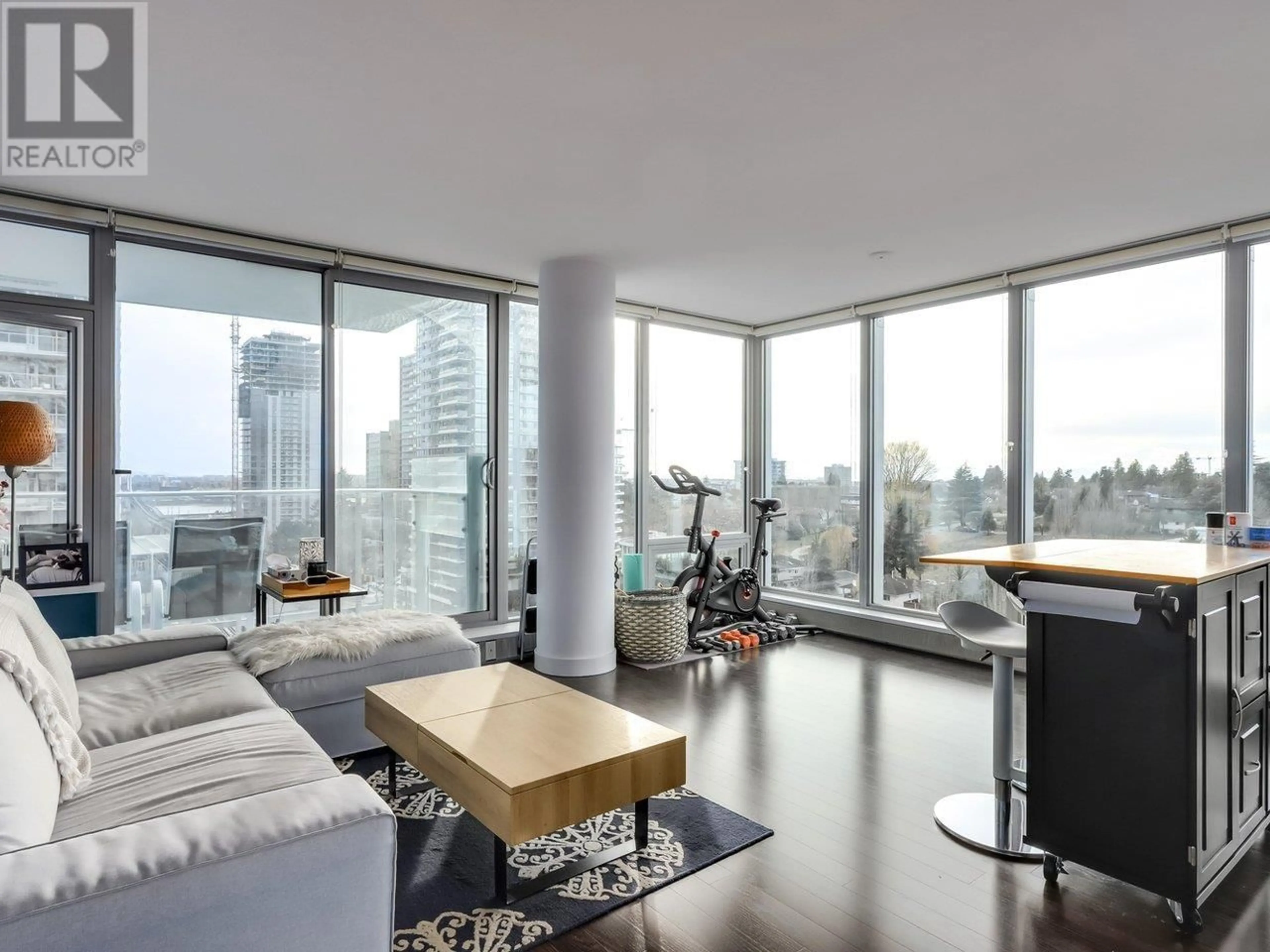 Living room, wood floors for 1008 8031 NUNAVUT LANE, Vancouver British Columbia V5X0C9