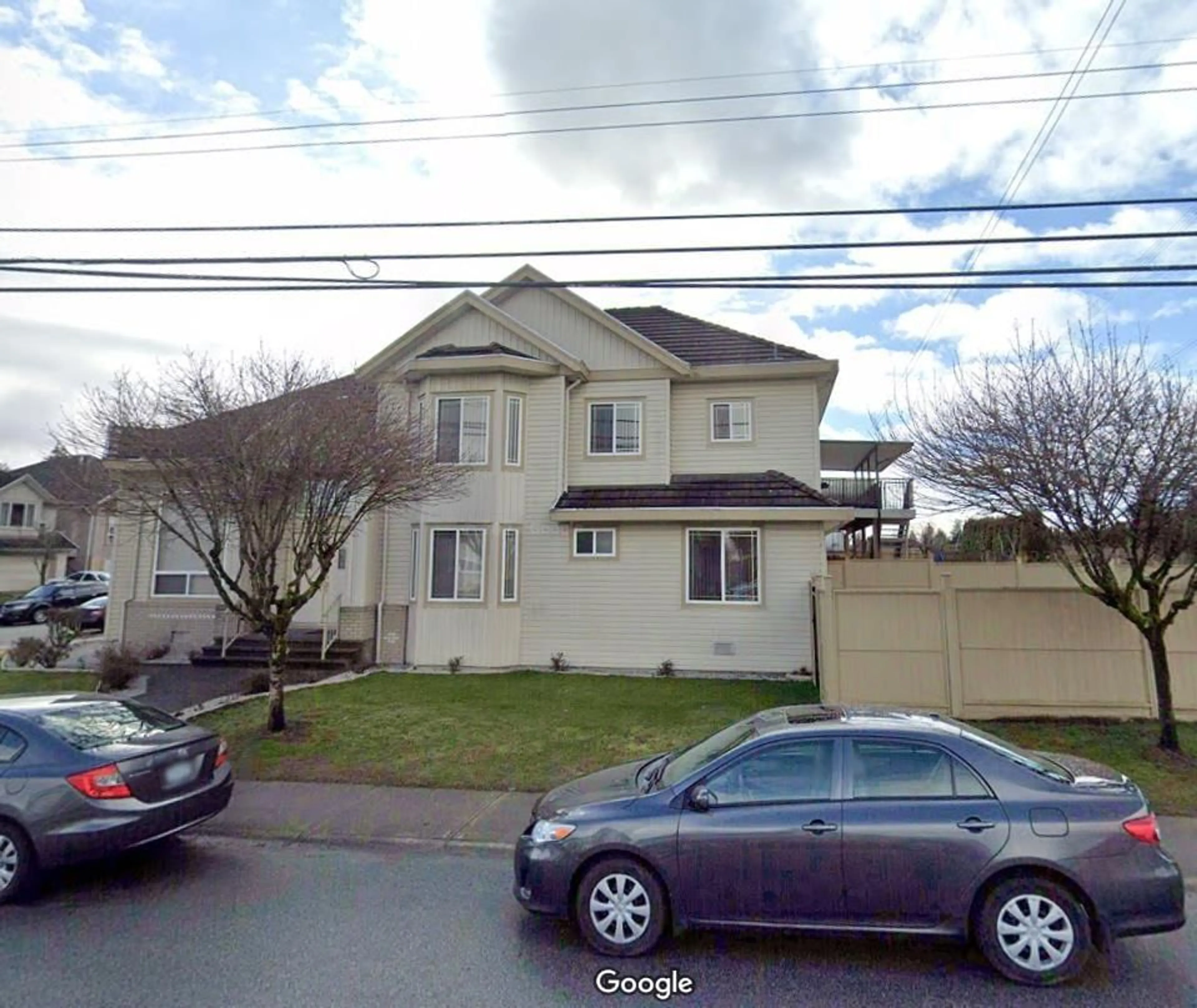 Frontside or backside of a home, the street view for 6593 125A STREET, Surrey British Columbia V3W6S9