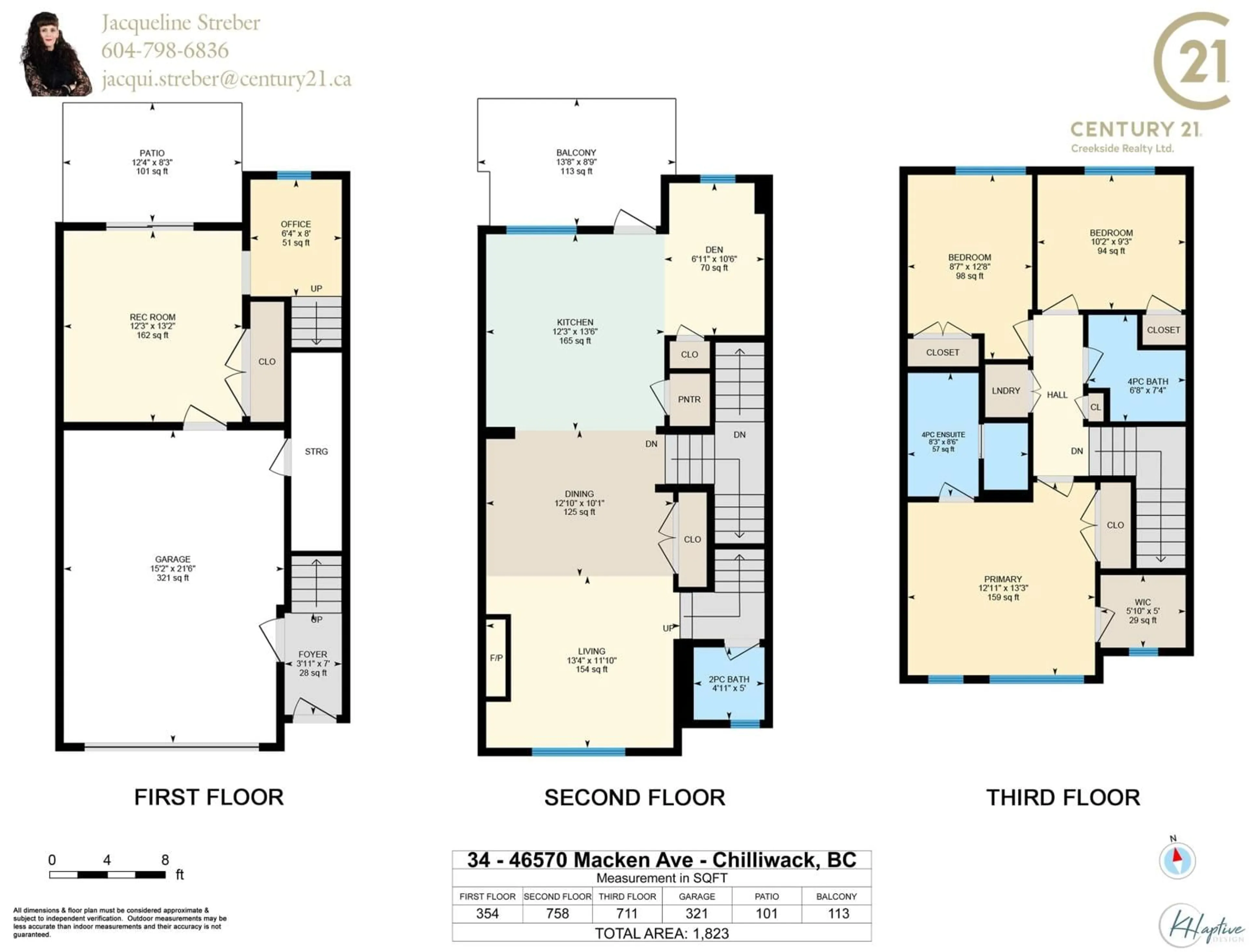 Floor plan for 34 46570 MACKEN AVENUE, Chilliwack British Columbia V2P0G2