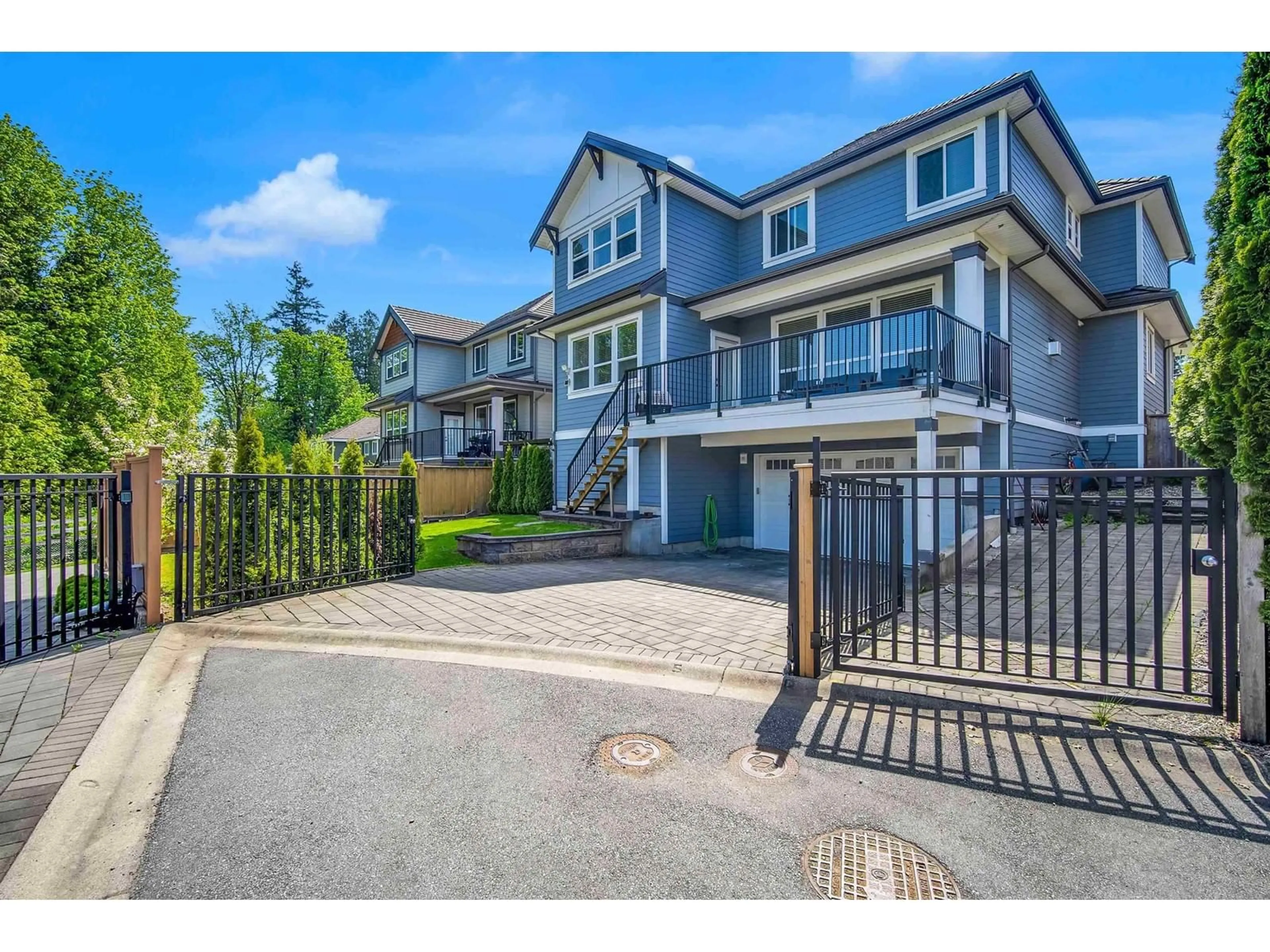 Frontside or backside of a home, the fenced backyard for 17123 104 AVENUE, Surrey British Columbia V4N4R6