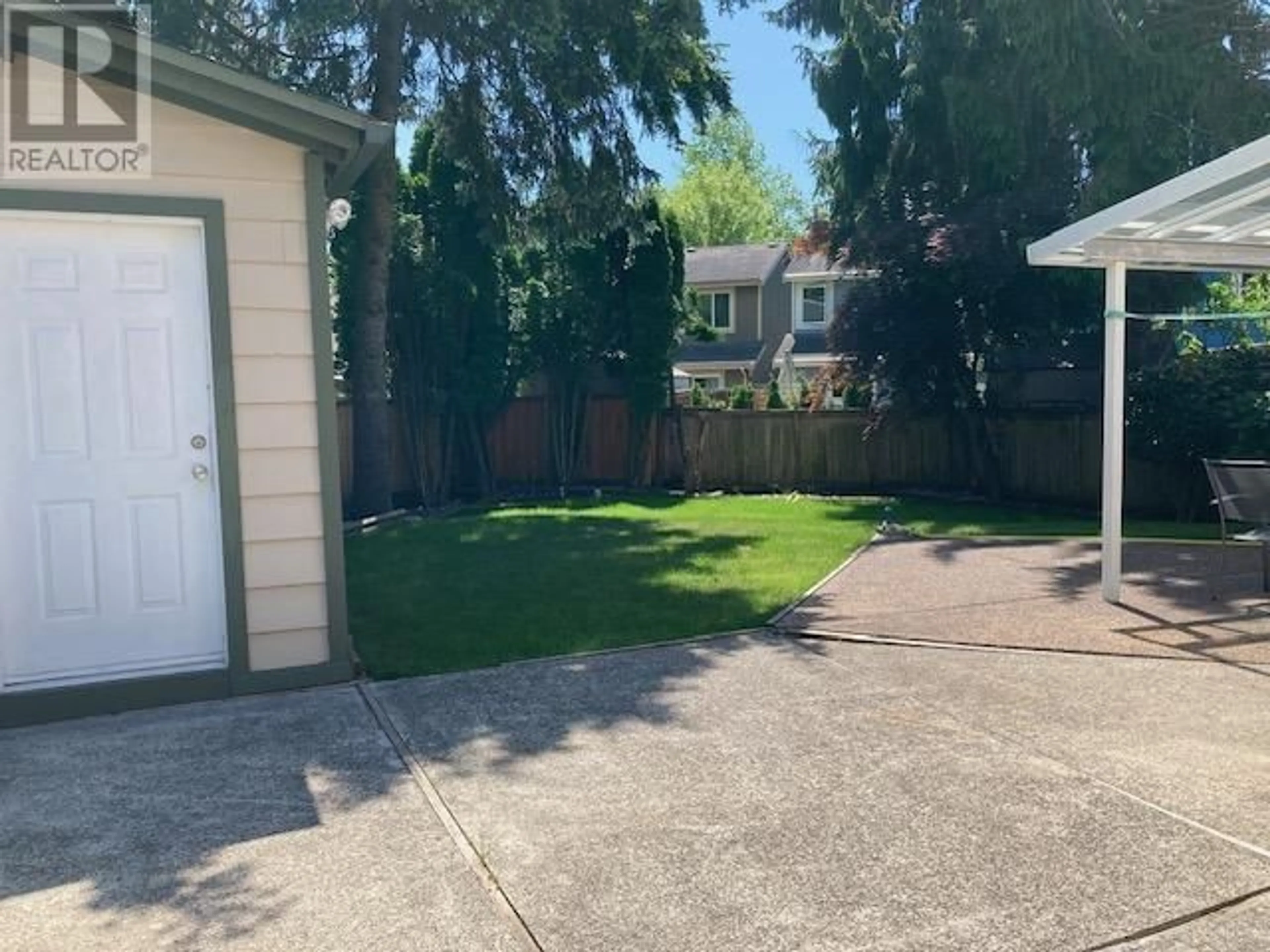 Frontside or backside of a home, the fenced backyard for 10780 ALTONA PLACE, Richmond British Columbia V7A4Y3