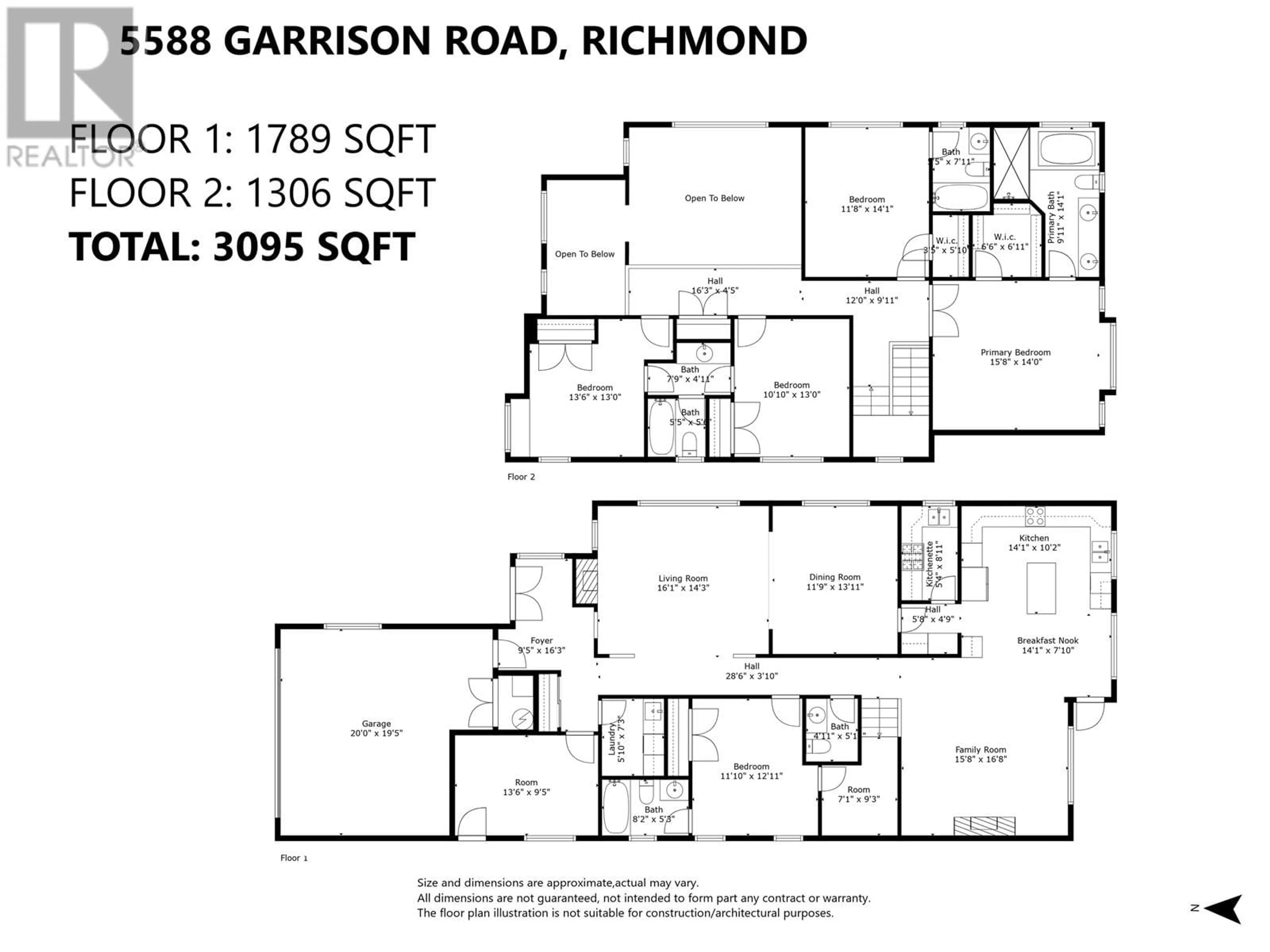 Floor plan for 5588 GARRISON ROAD, Richmond British Columbia V7C2M2